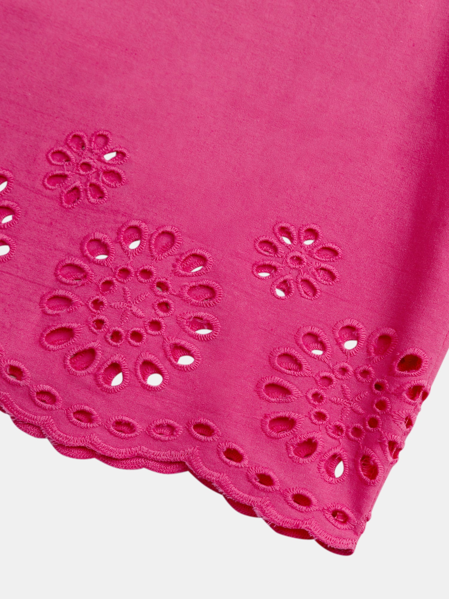 Pantaloni rosa con ricamo inglese per ragazze - Image 5