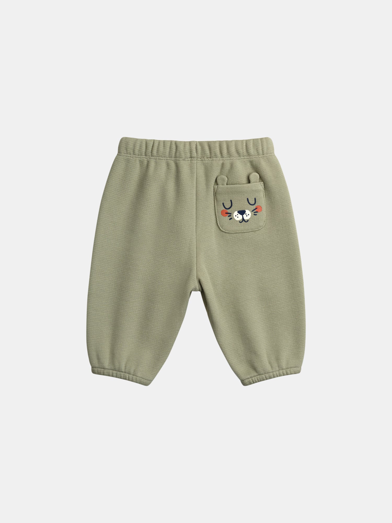 Pantaloni sportivi kaki con tigre per bebe - Image 7