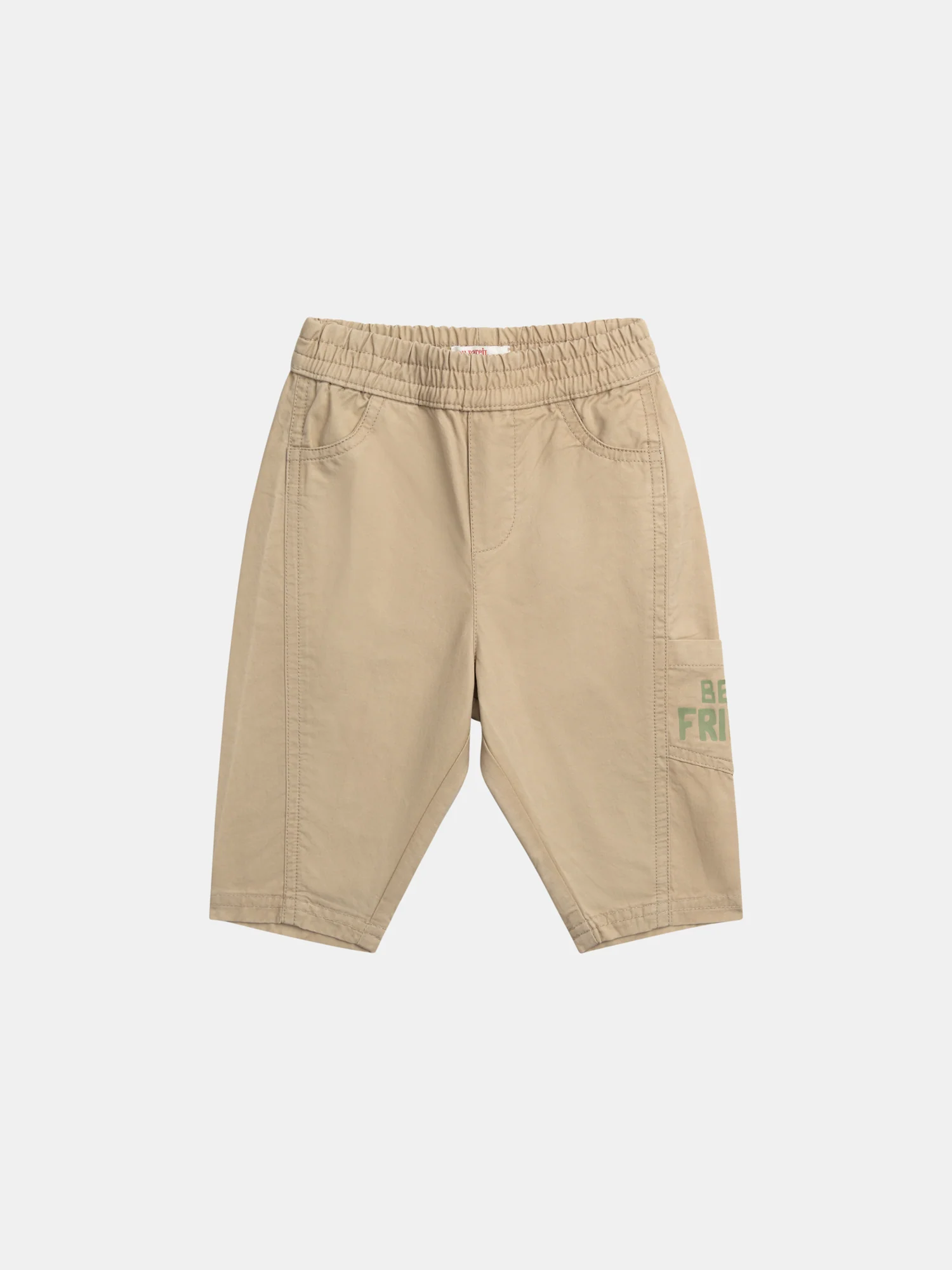 Pantaloni effetto cargo marroni per bambino