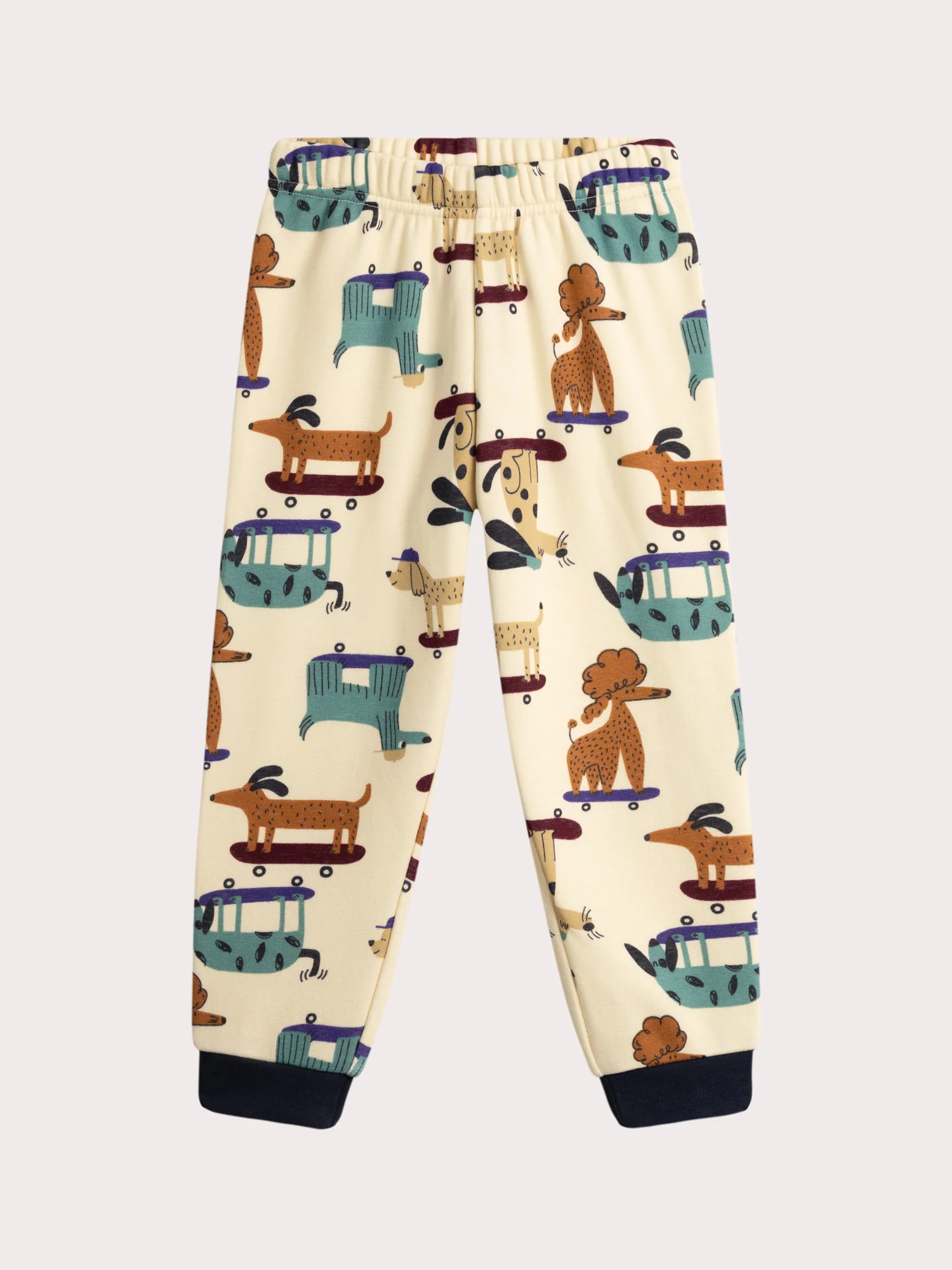 Pigiama beige in pile per bambino - Image 4