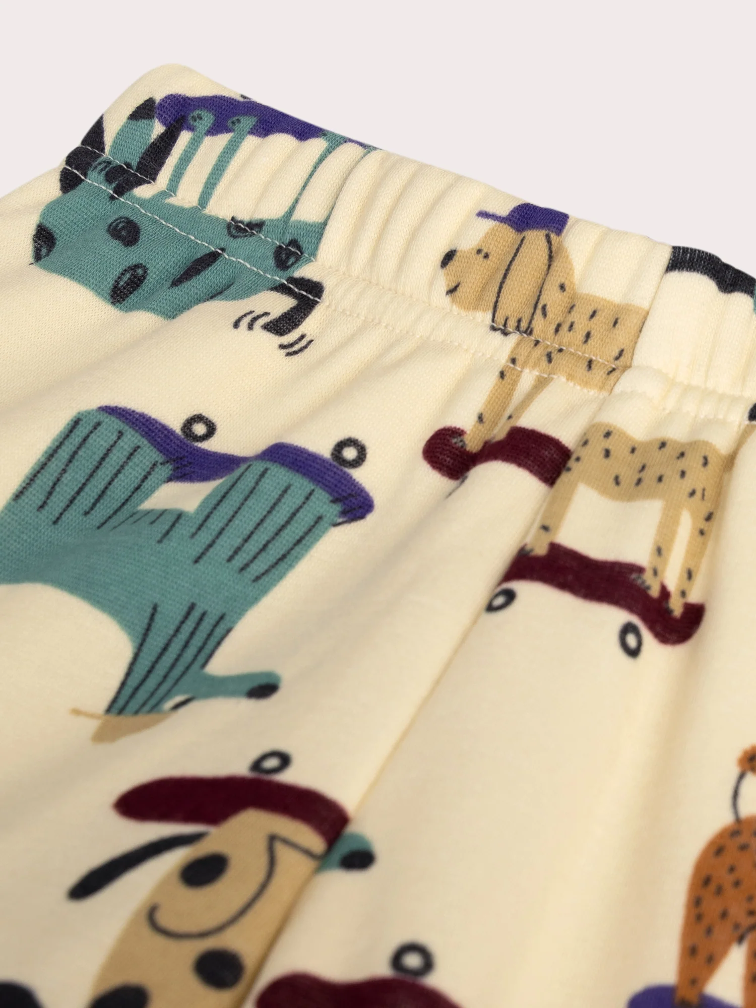 Pigiama beige in pile per bambino - Image 5