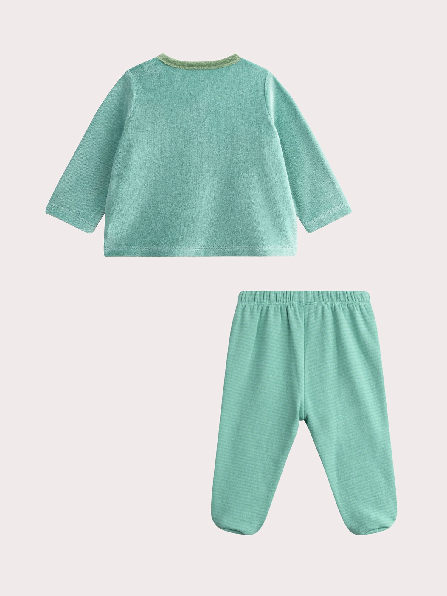 Pigiama bicolor ecru - Image 8