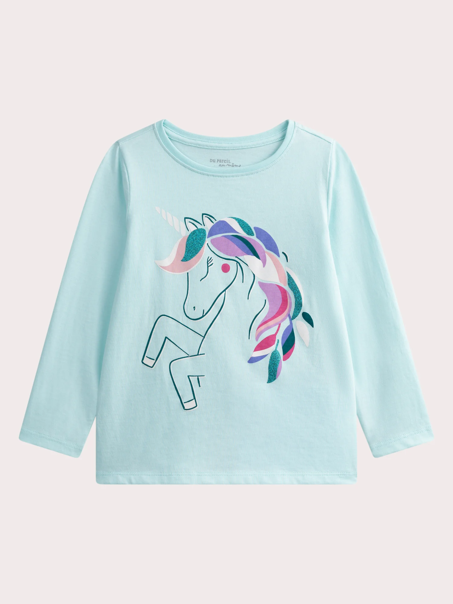 Pigiama blu unicorno per ragazza - Image 3