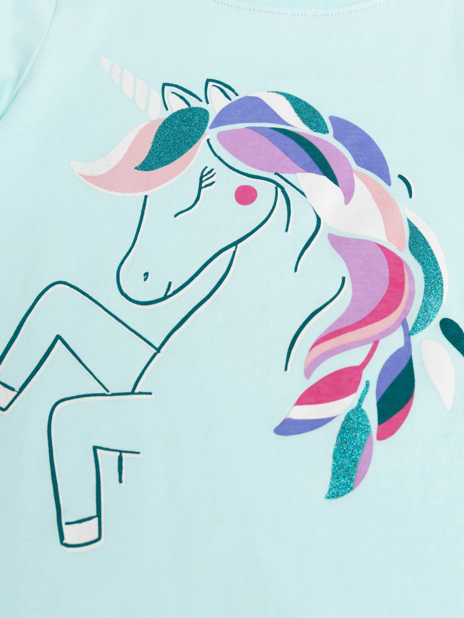 Pigiama blu unicorno per ragazza - Image 4