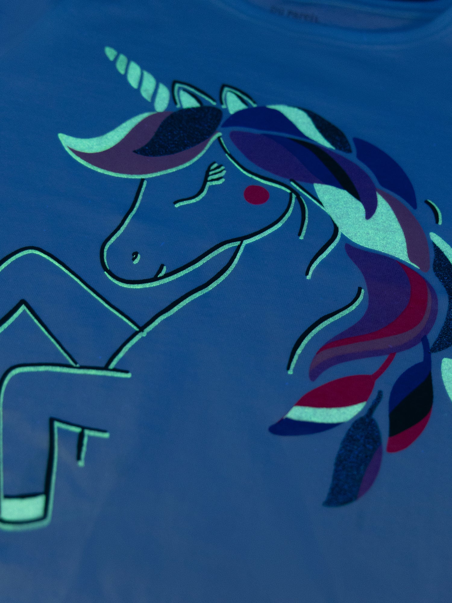 Pigiama blu unicorno per ragazza - Image 5
