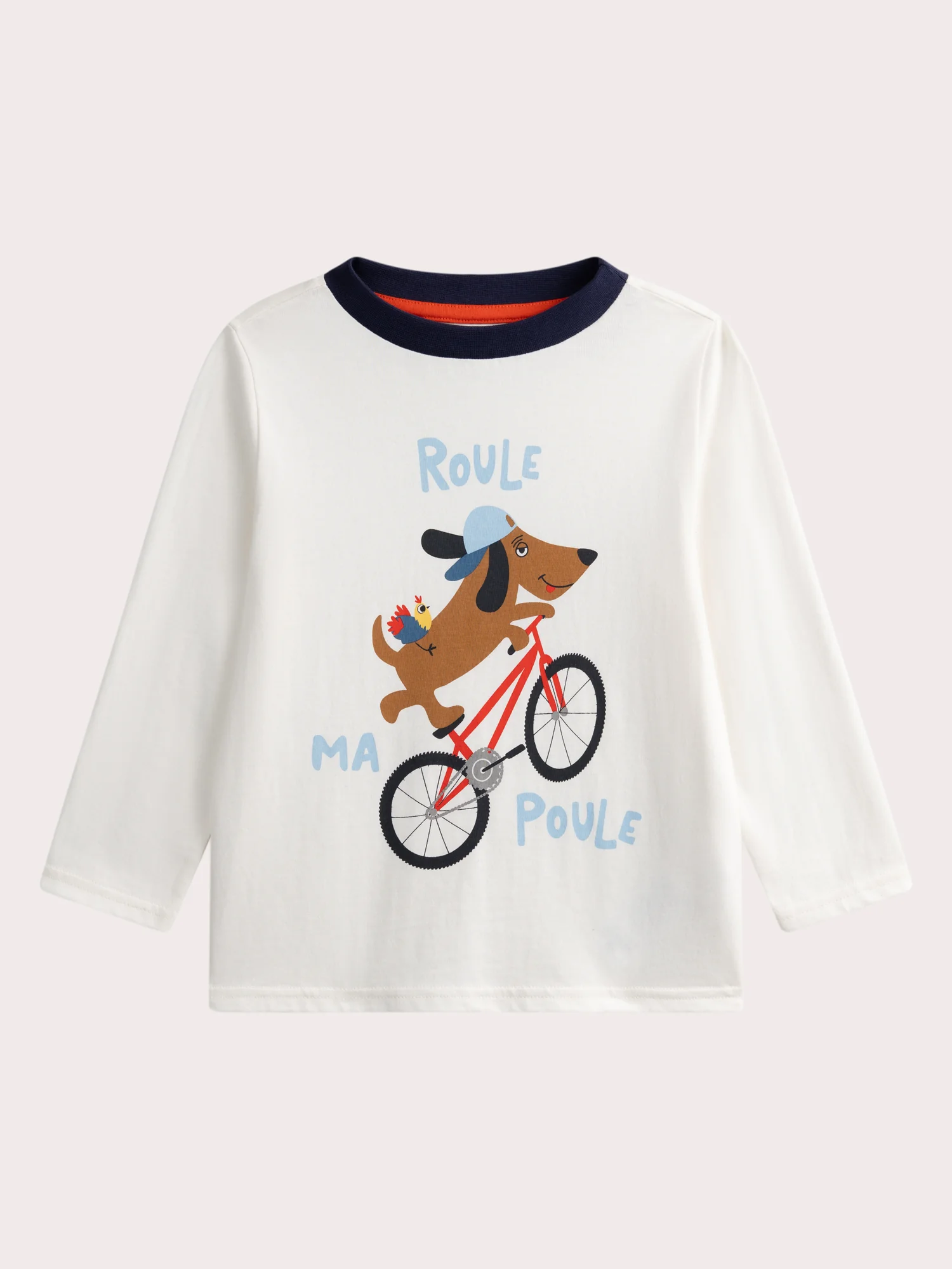 Pigiama ecru con cane per bambino maschio - Image 3