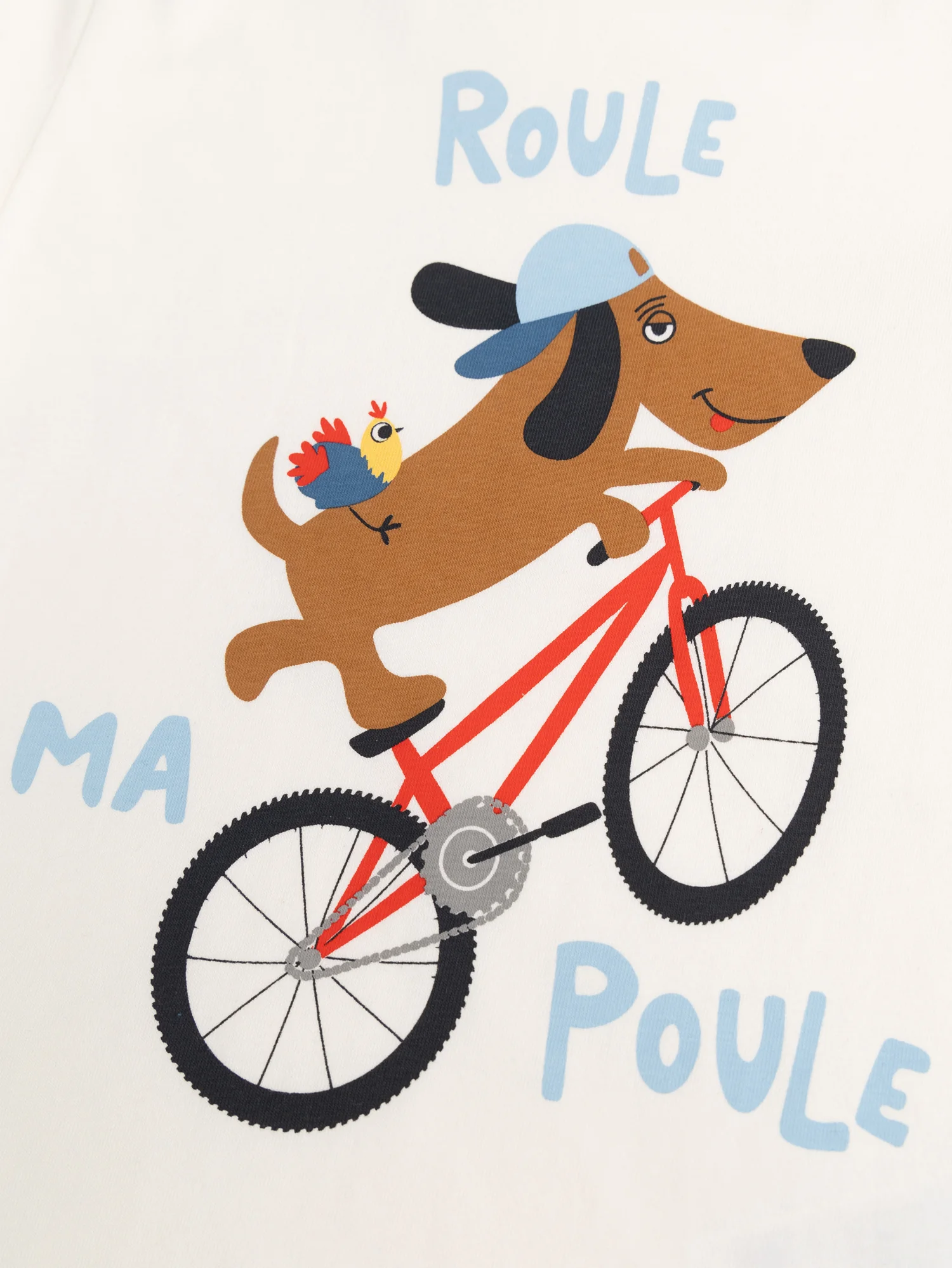 Pigiama ecru con cane per bambino maschio - Image 4
