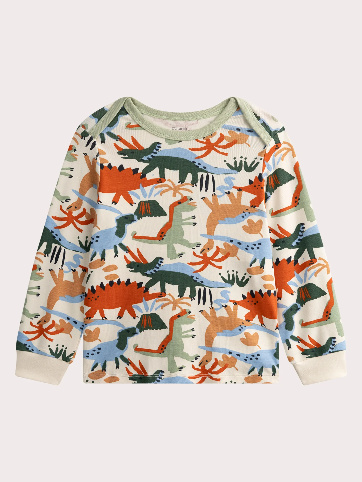 Pigiama ecru dinosauro per bambino - Image 3