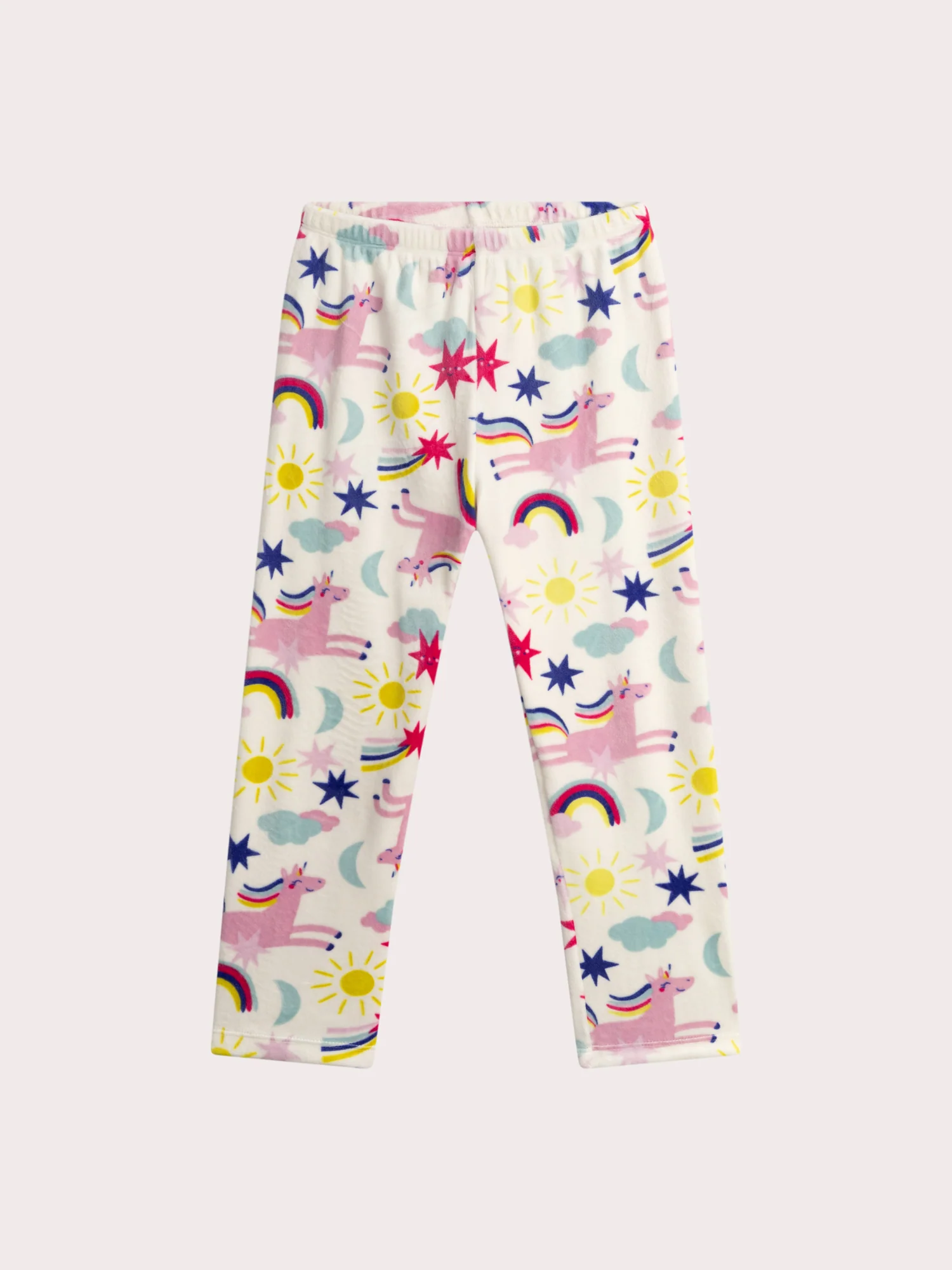 Pigiama stampato in velour molto morbido per bambina - Image 4