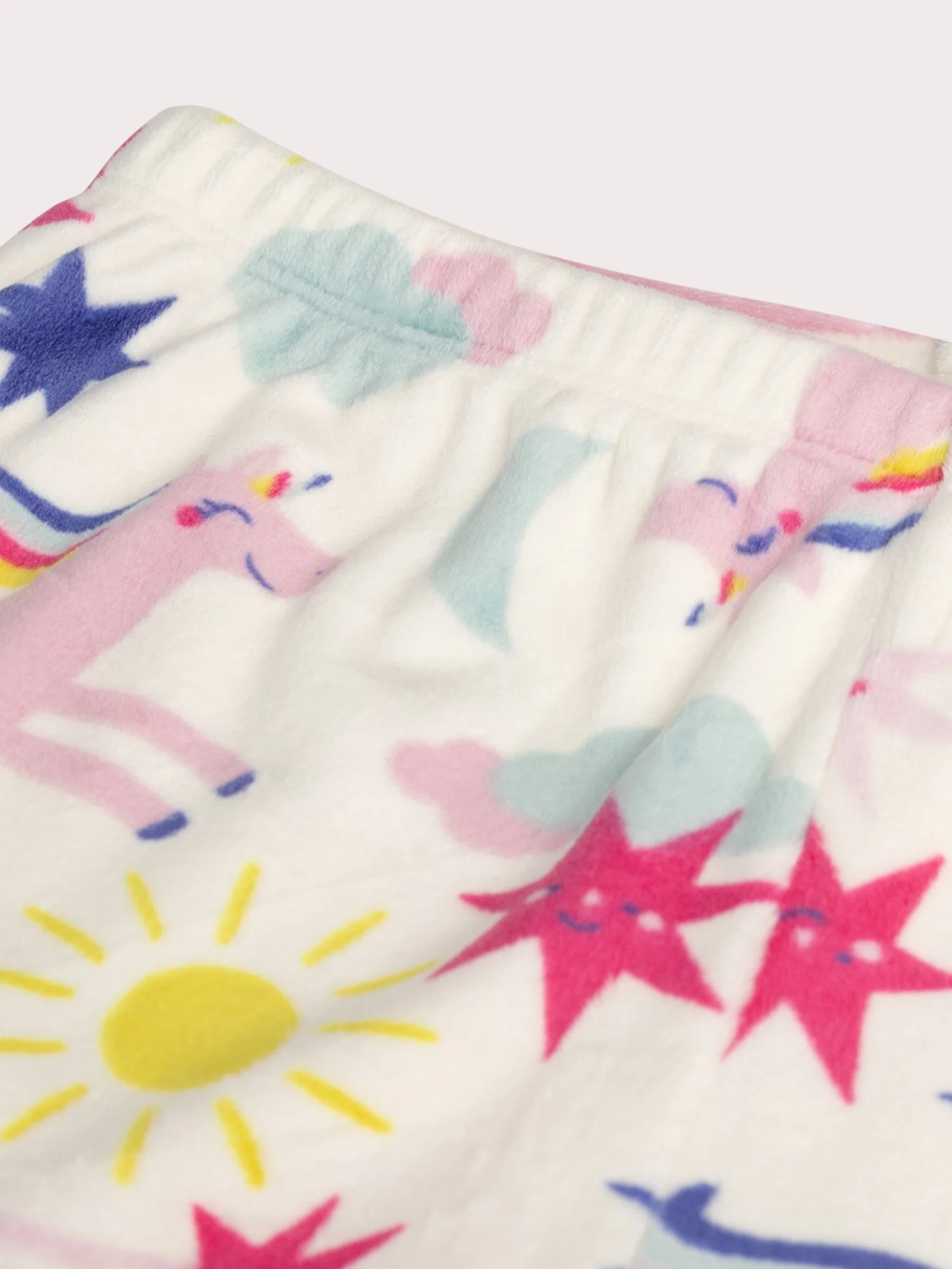 Pigiama stampato in velour molto morbido per bambina - Image 5