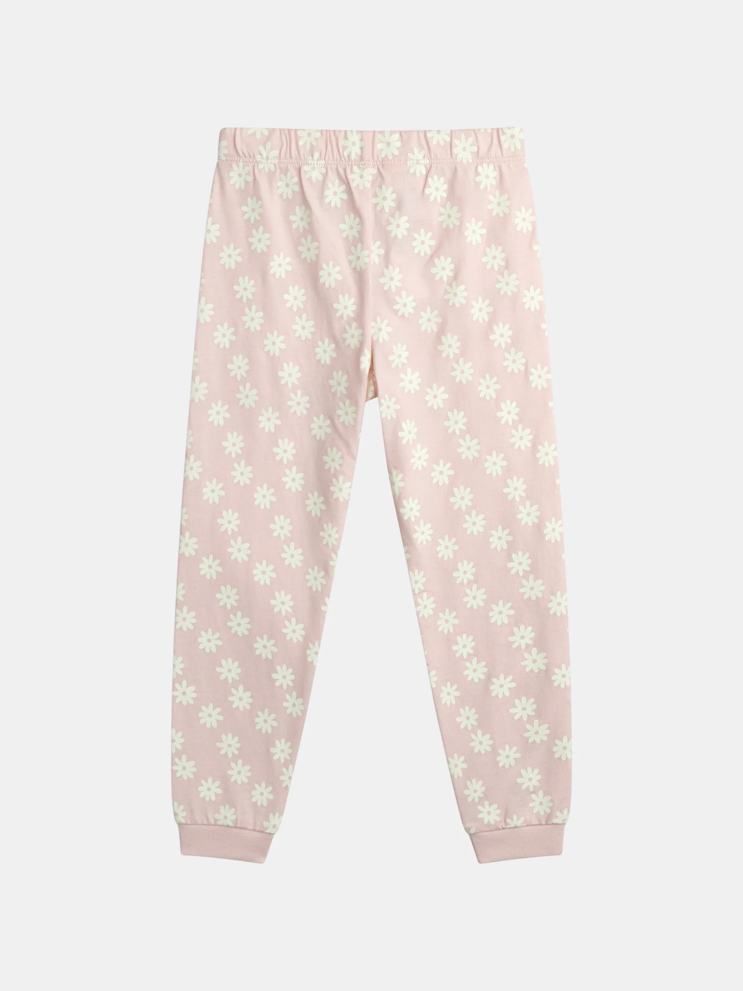 Pyjama long phosphorescent  rose poudré à motif licorne pour enfant fille - Image 12