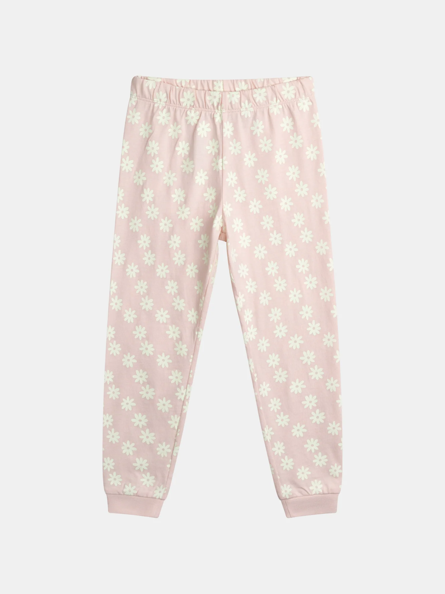 Pyjama long phosphorescent  rose poudré à motif licorne pour enfant fille - Image 8