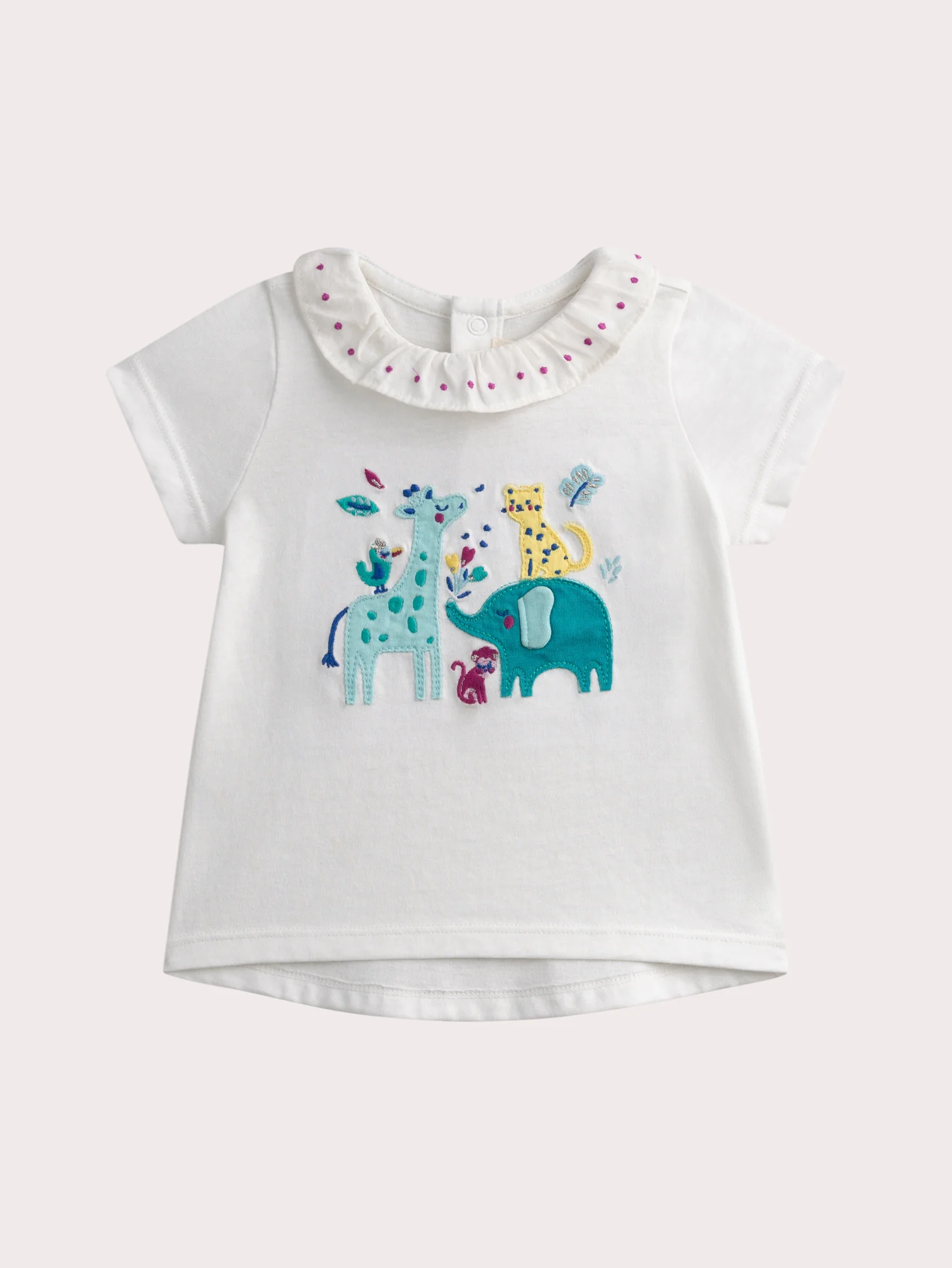 Reggiseno fantasia ecru per bambina