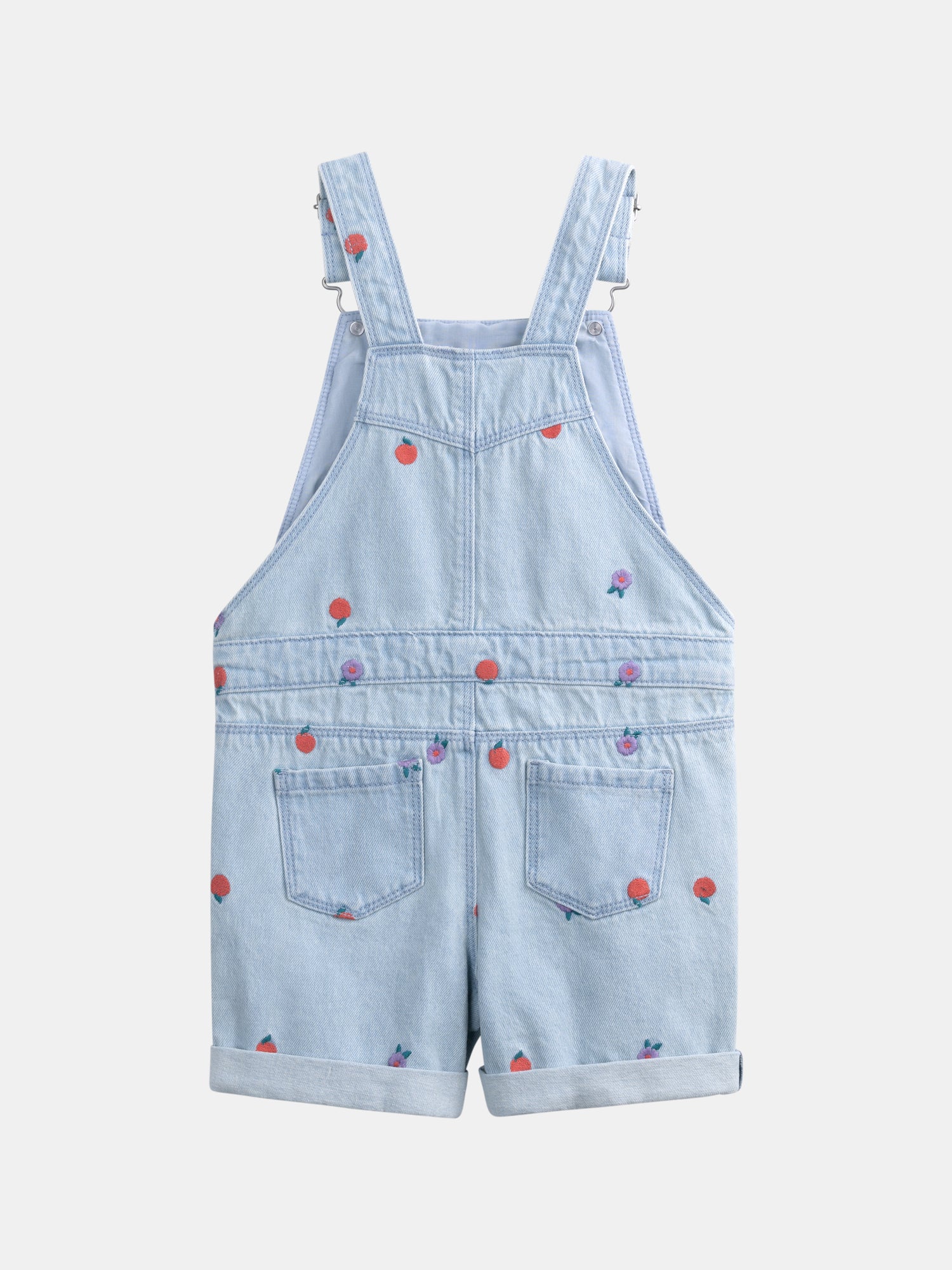 Salopette in denim ricamata per ragazze - Image 7