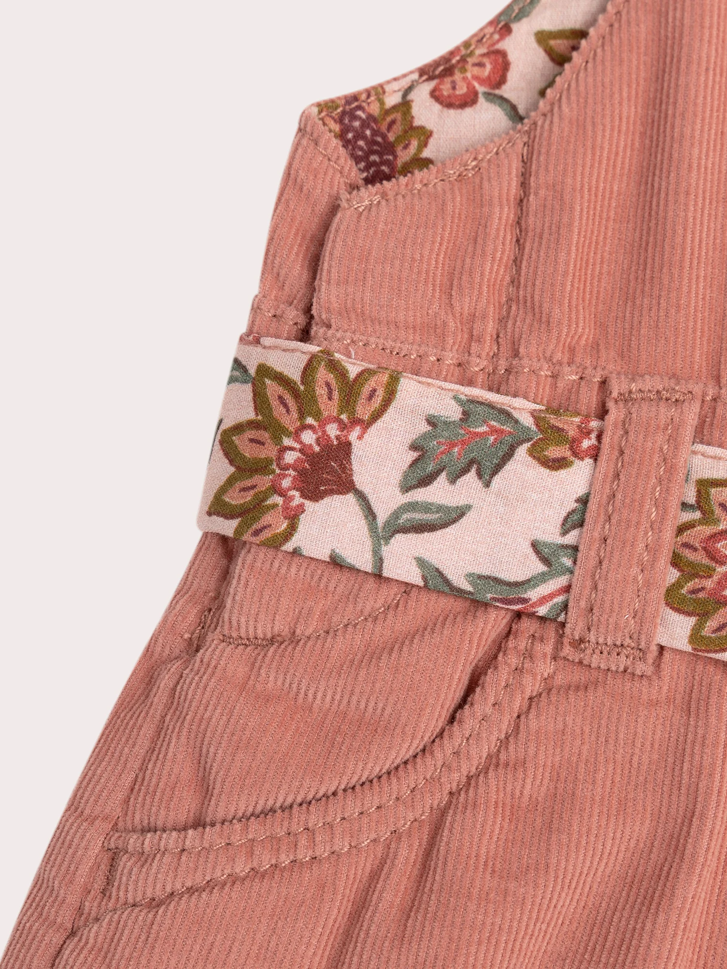 Salopette rosa per neonate - Image 3
