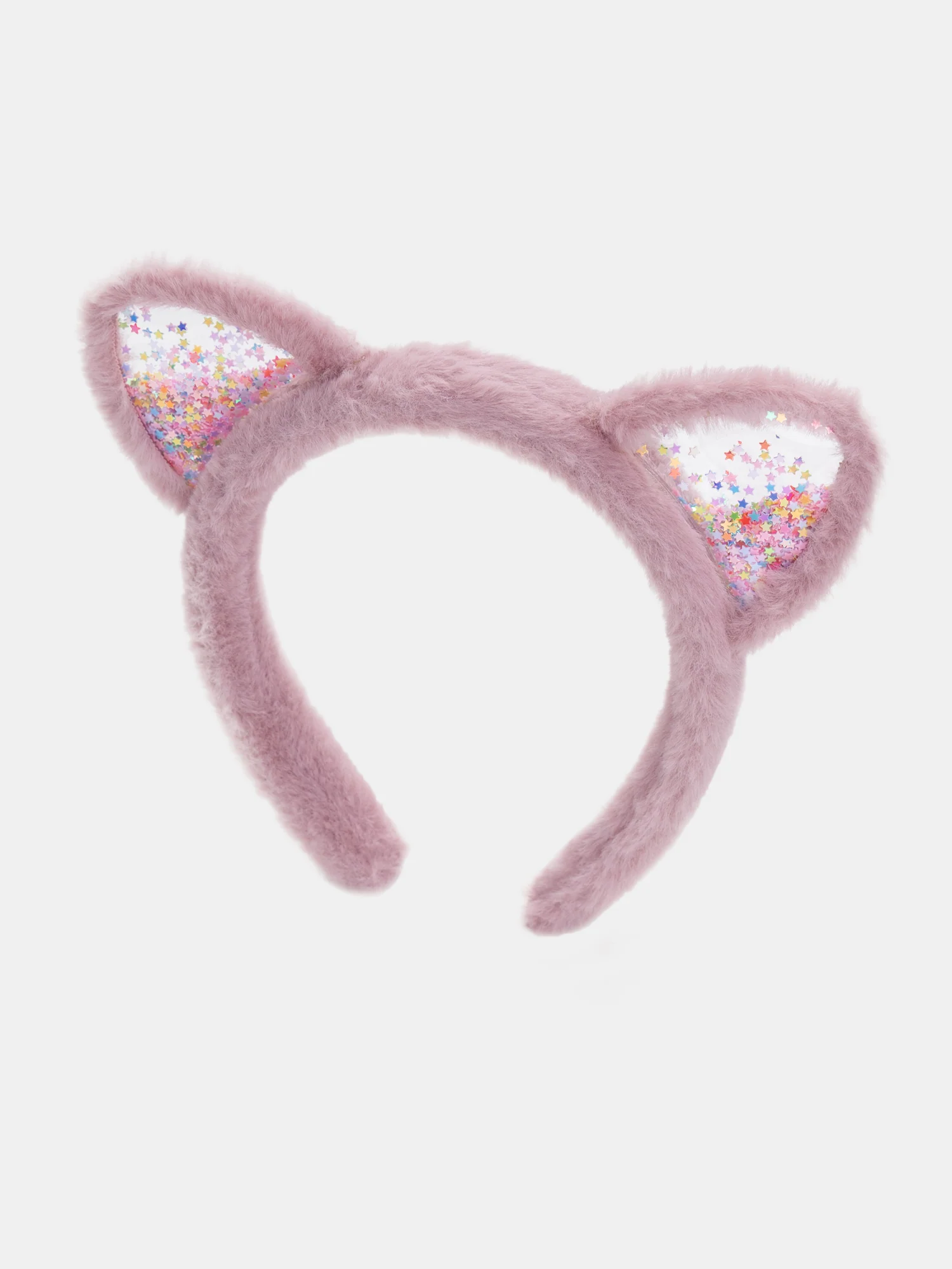 Serre tête en fausse fourrure et oreilles de chats pour fille