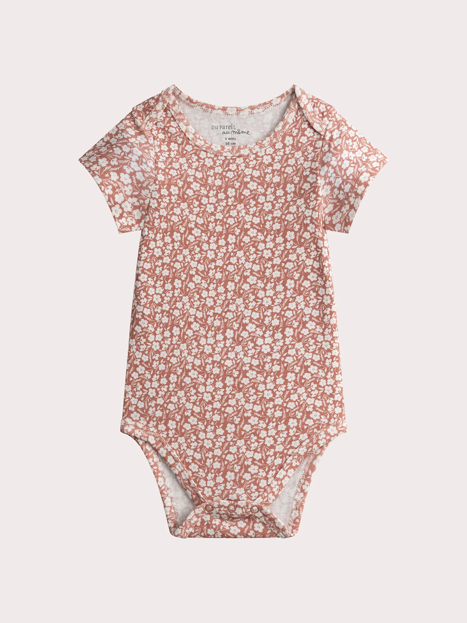 Set di 2 Bodys con Stampa Floreale per Bambina - Image 4