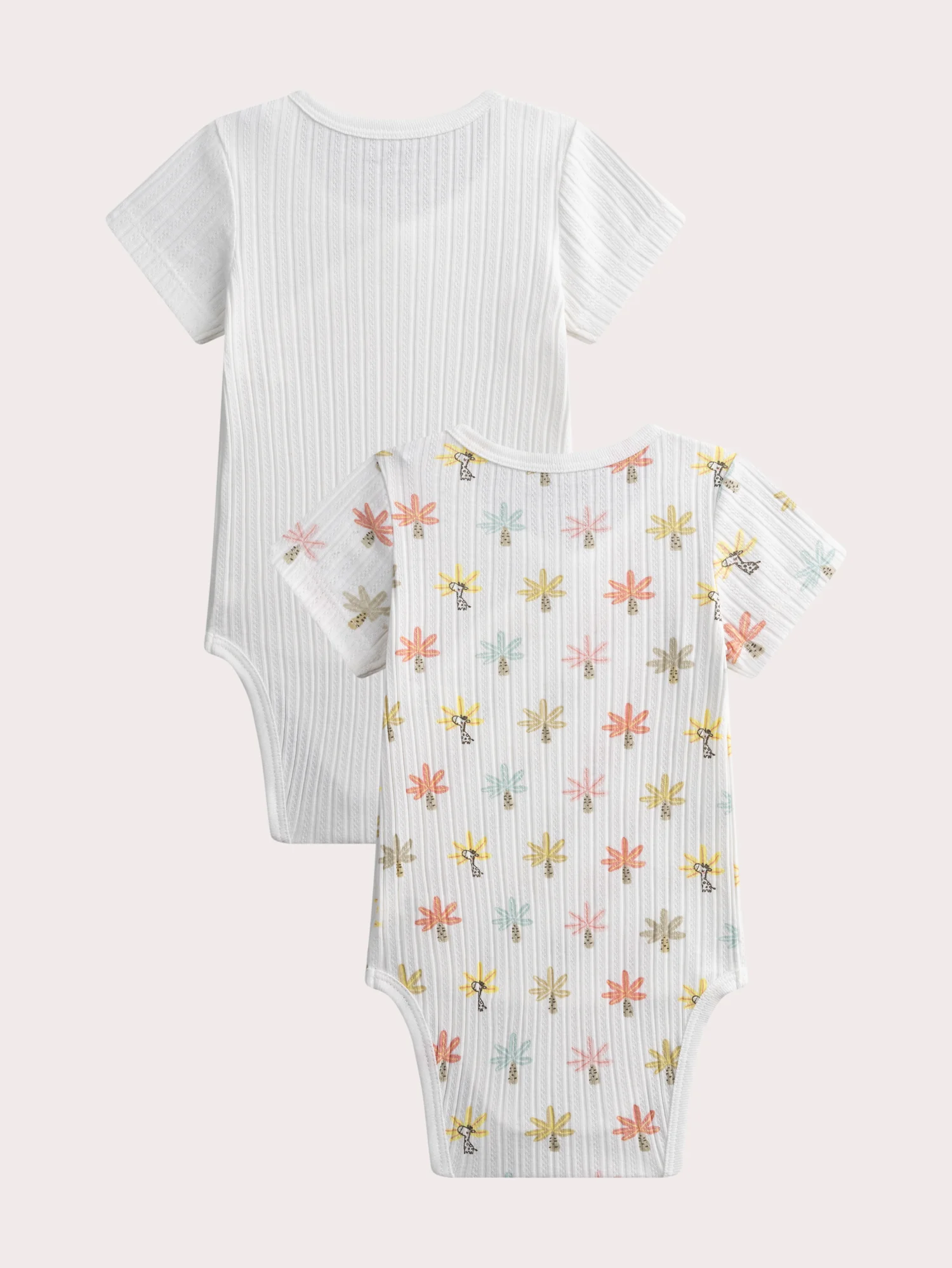Set di 2 Body Maniche Corte Nascita Bambina - Image 2