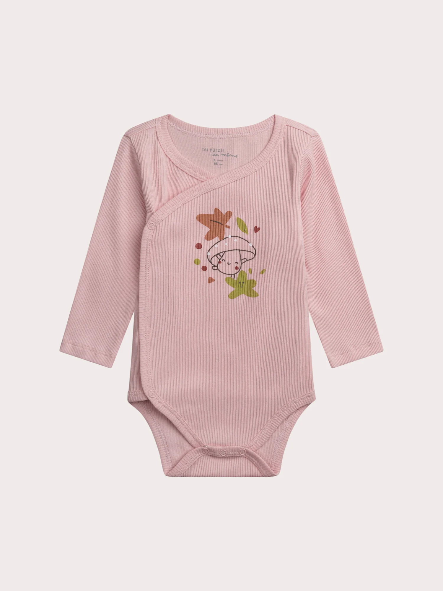 Set di 2 bodys di nascita con motivo fungo per ragazze - Image 2