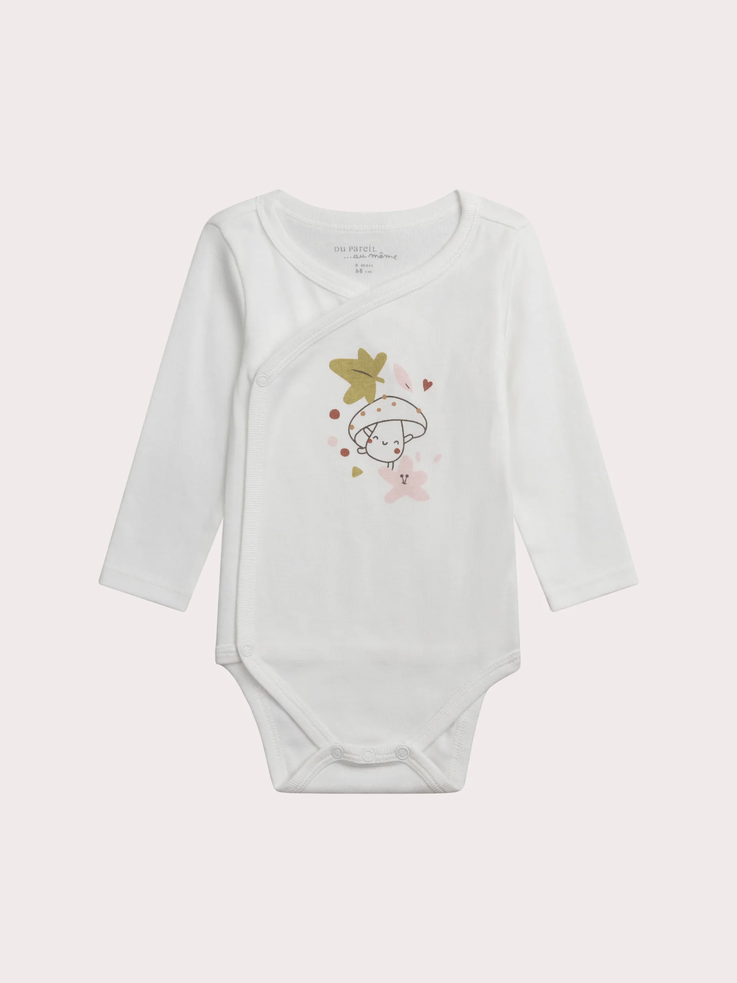Set di 2 bodys di nascita con motivo fungo per ragazze - Image 5