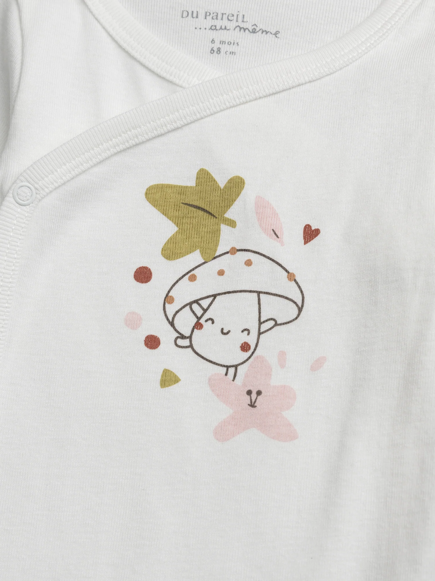 Set di 2 bodys di nascita con motivo fungo per ragazze - Image 6