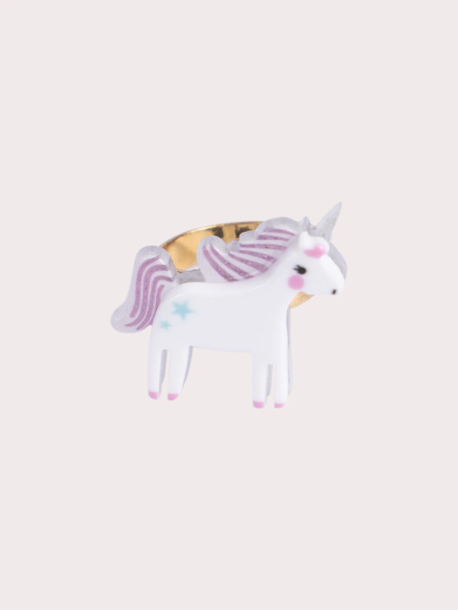Set di 3 anelli unicorno, cuore e ciliegia per ragazze - Image 2