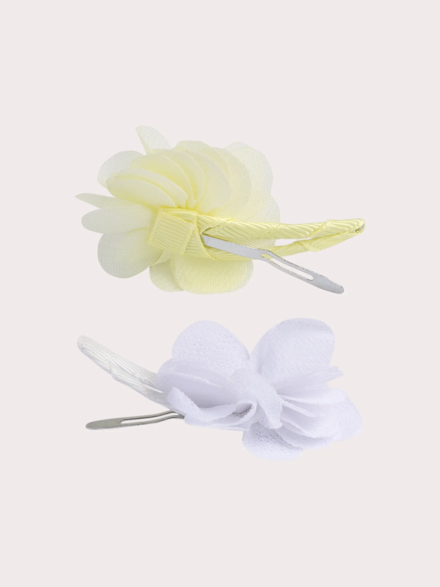 Set di 4 Fibbiette di Fiori in Tulle per Ragazze - Image 2