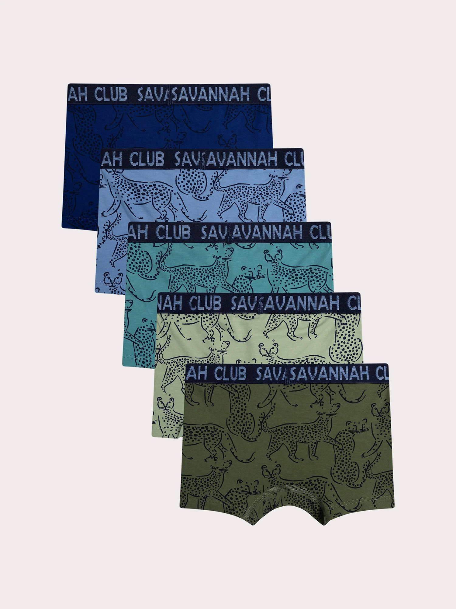 Set di 5 boxer leopardo per bambino - Image 5
