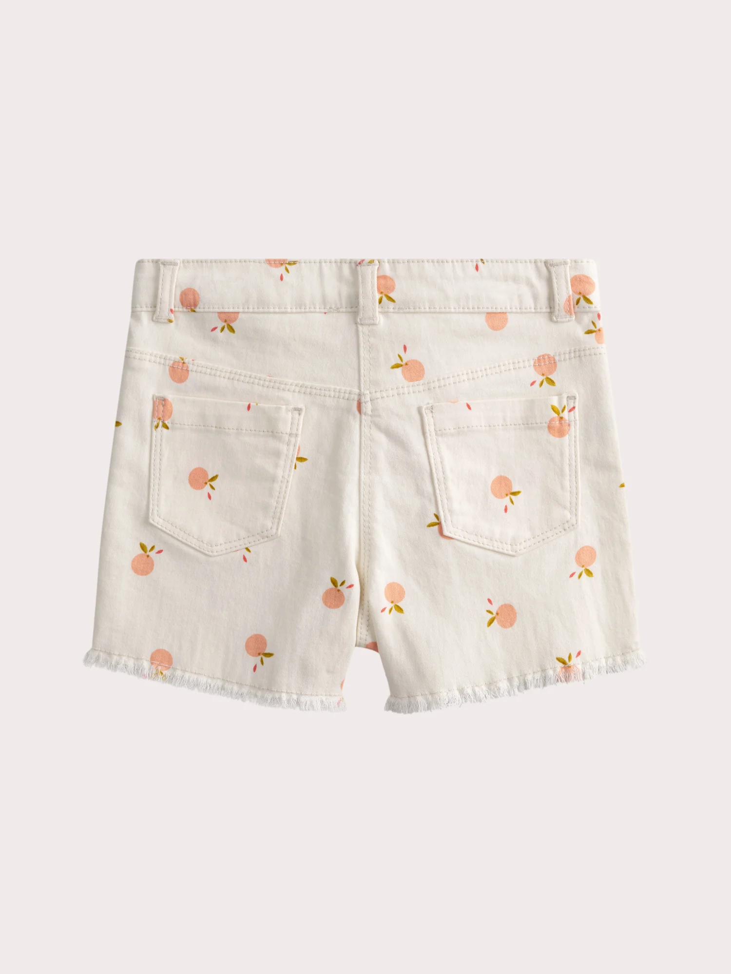 Short beige con stampa di frutta - Image 4