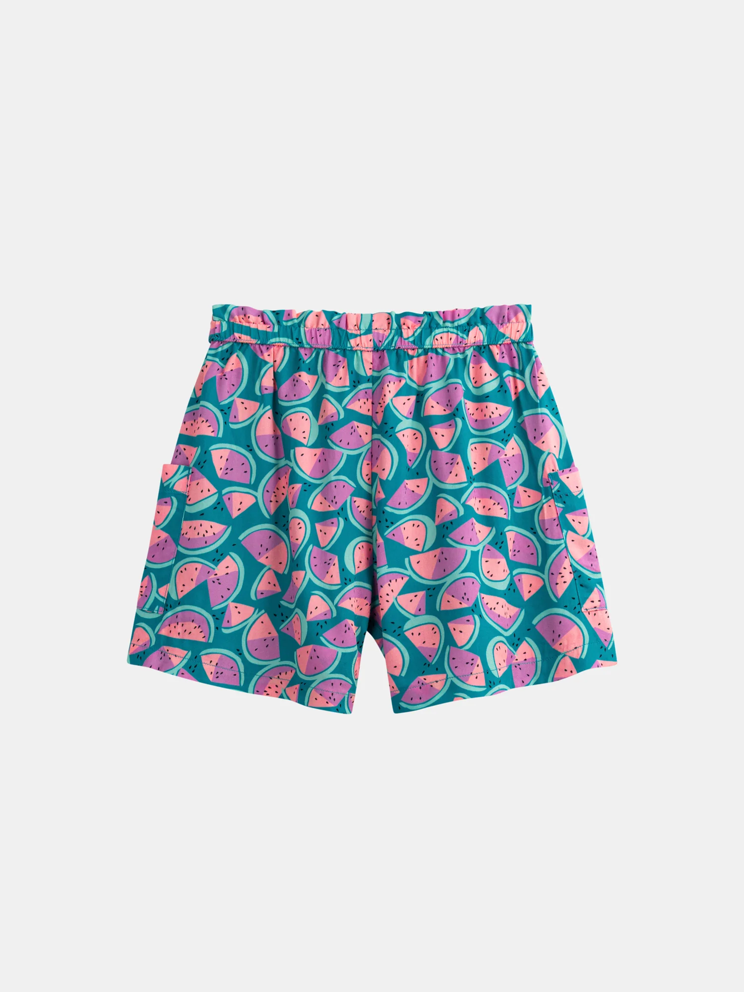 Short blu con stampa di angurie per ragazze - Image 6