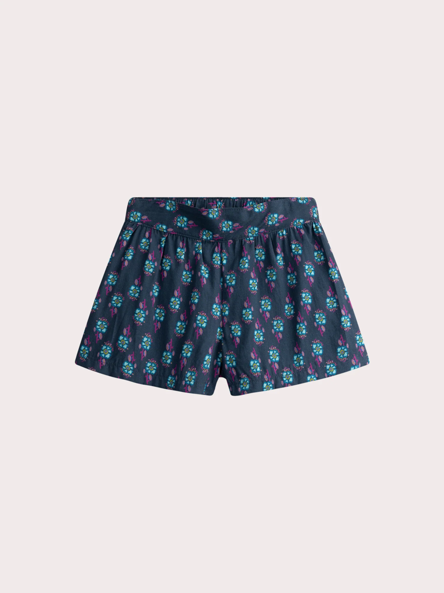 Short fluido con stampa psichedelica