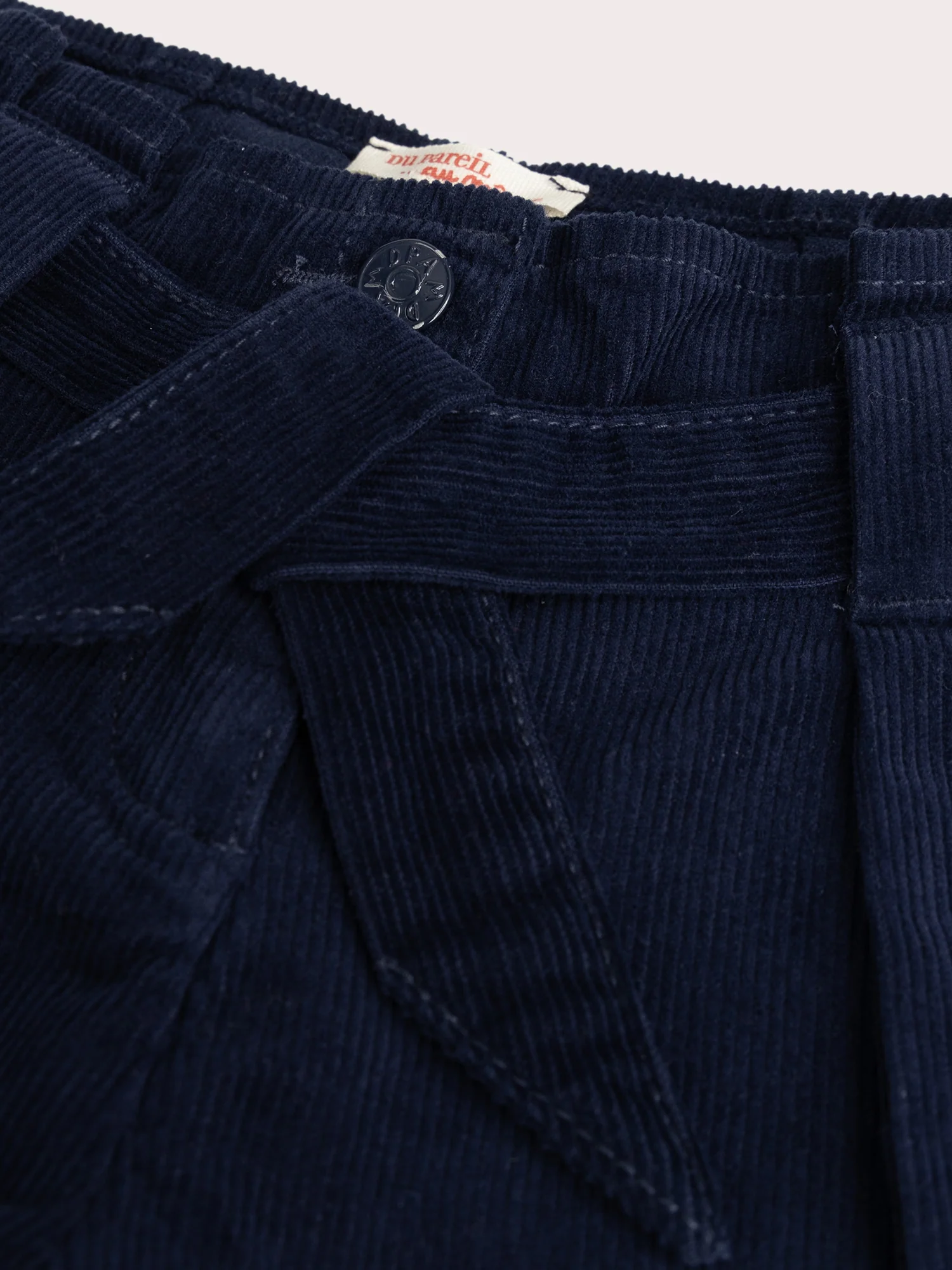 Shorts in stile paper bag in velour per ragazze - Image 2