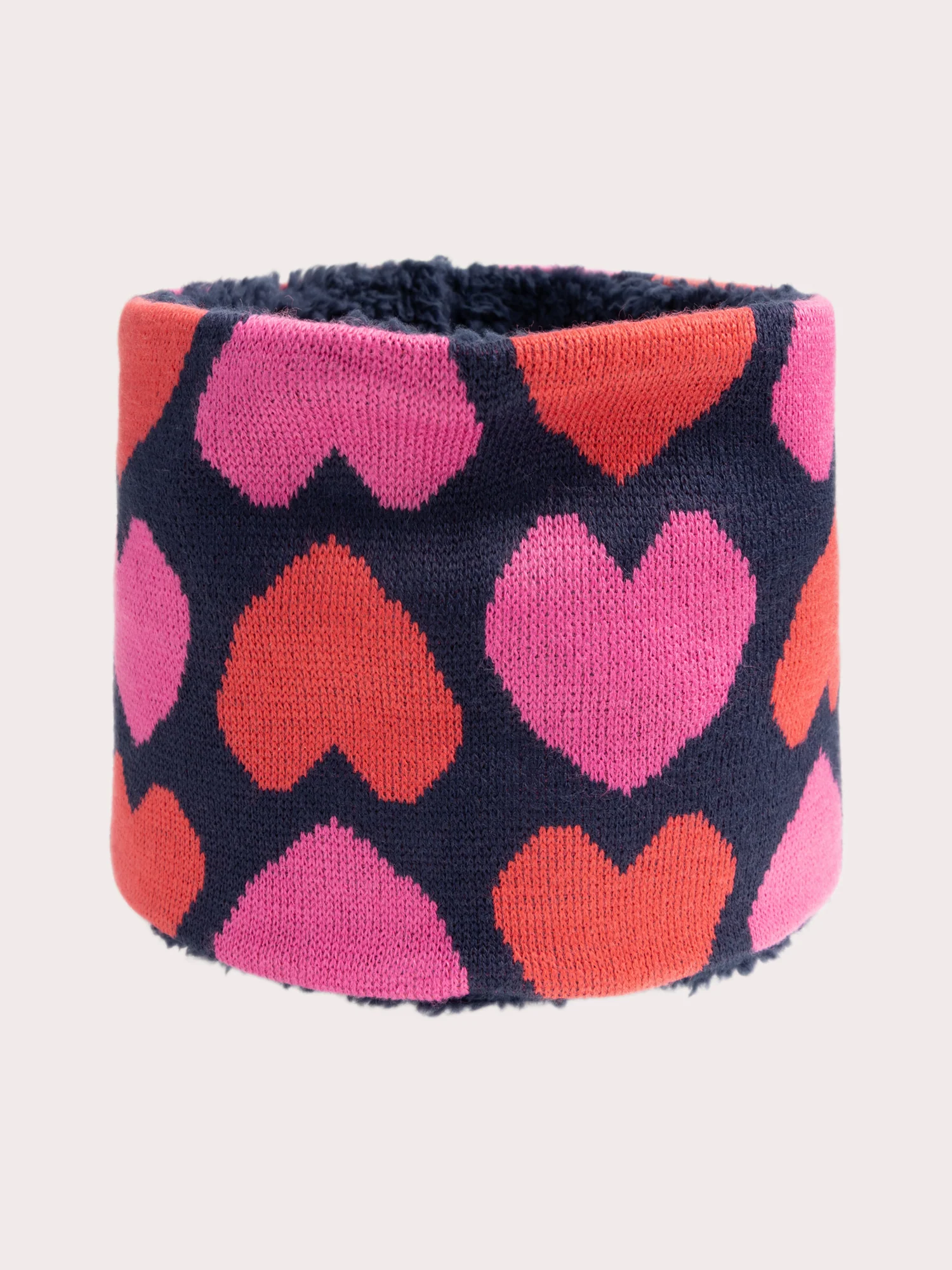 Snood a motivo cuori per ragazze