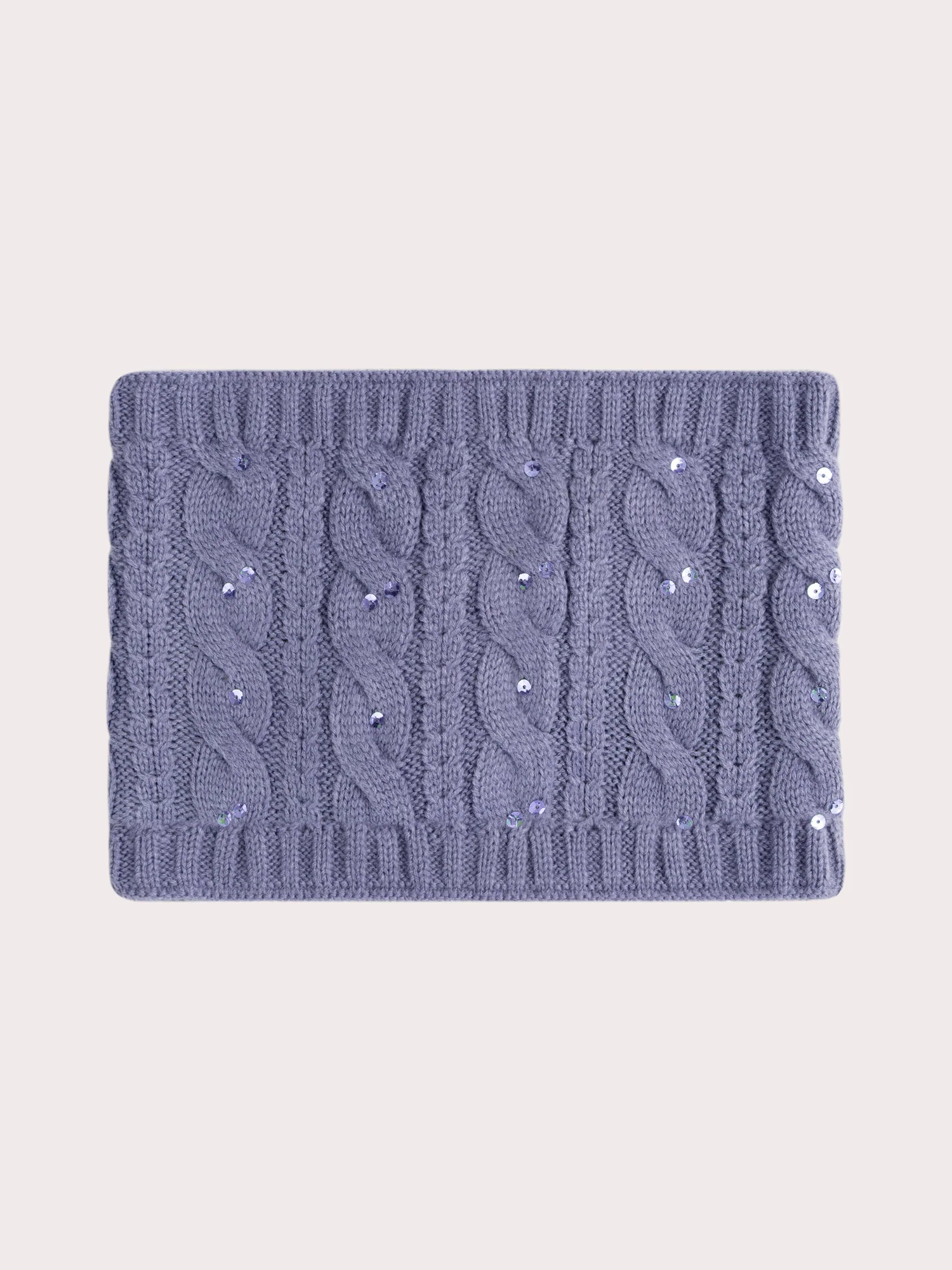 Snood Viola con Paillettes per Ragazze - Image 3
