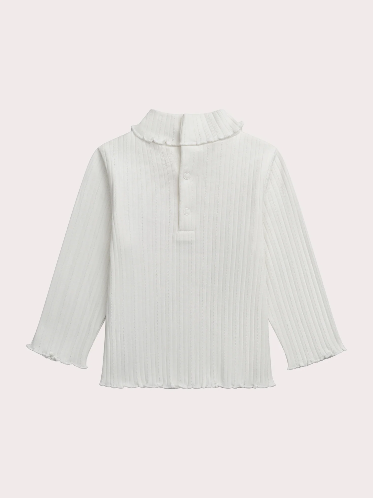 Sottile pull ecru per bambina - Image 3