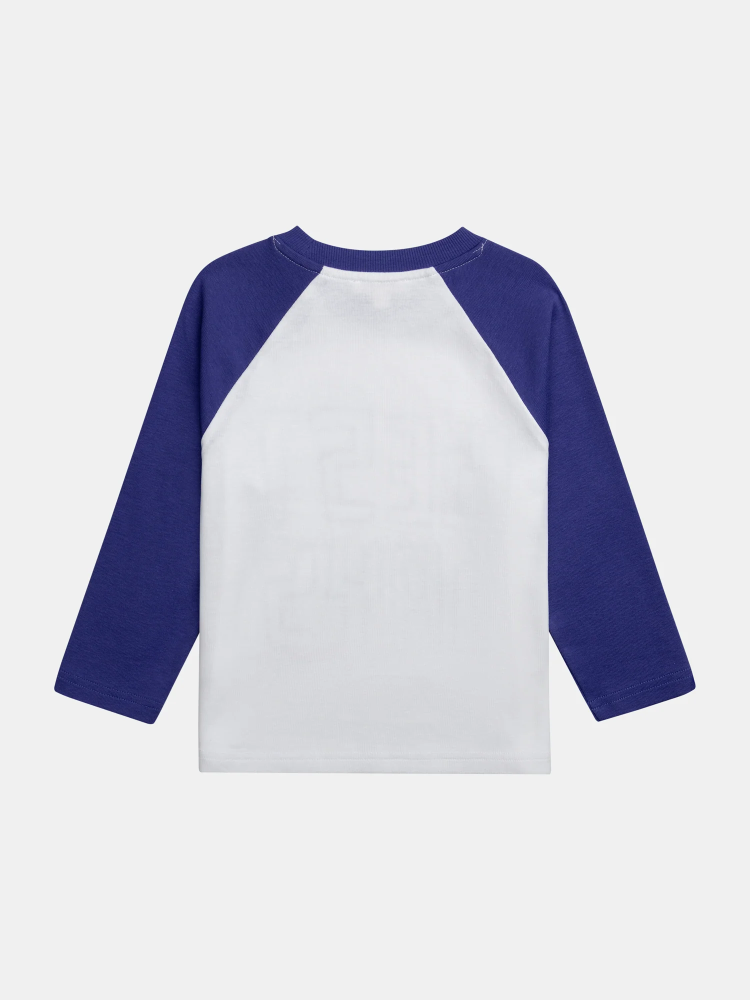 T-shirt a Maniche Lunghe Blu e Bianca per Ragazzo - Image 7