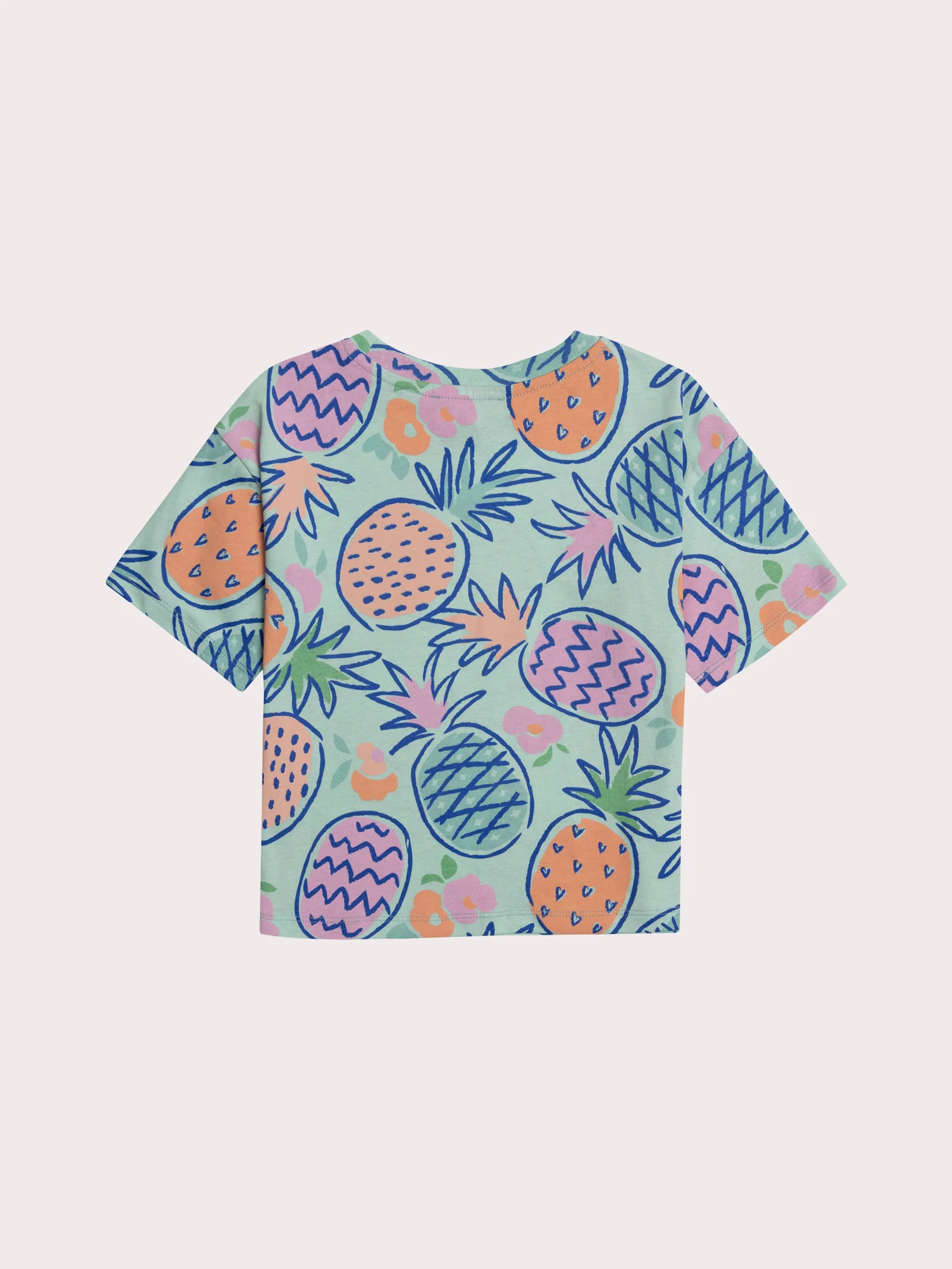 T-shirt a maniche corte con stampa di ananas - Image 3