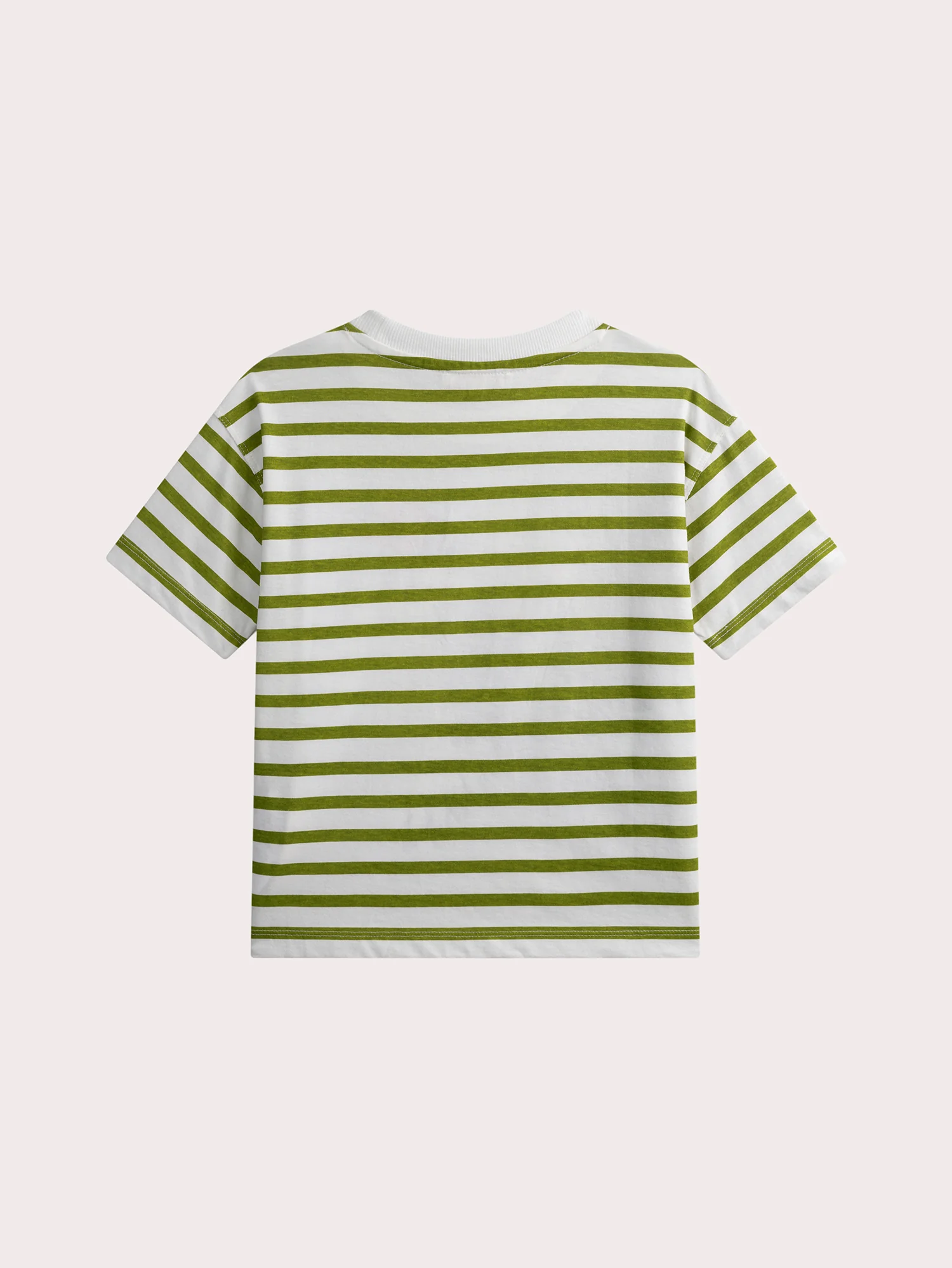 T-shirt a righe flame con animazione pappagallo - Image 3