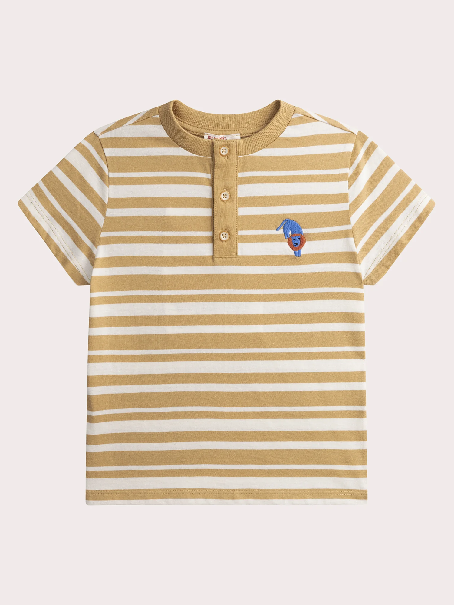 T-shirt bianca a righe