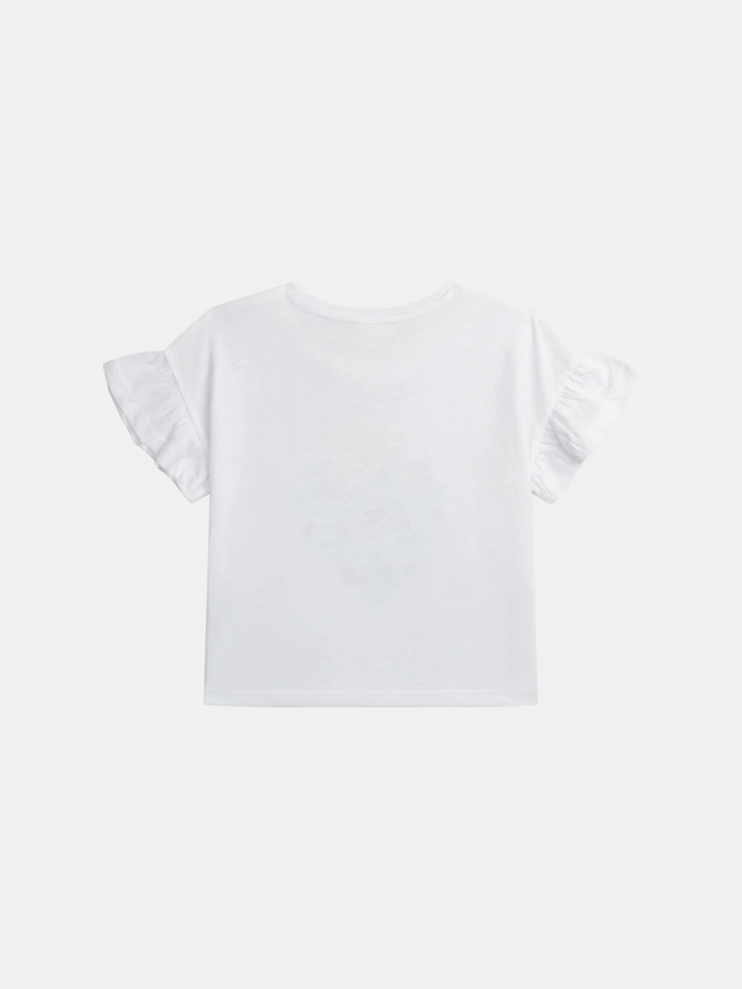 T-shirt bianca con animazione a cuore per ragazze - Image 5