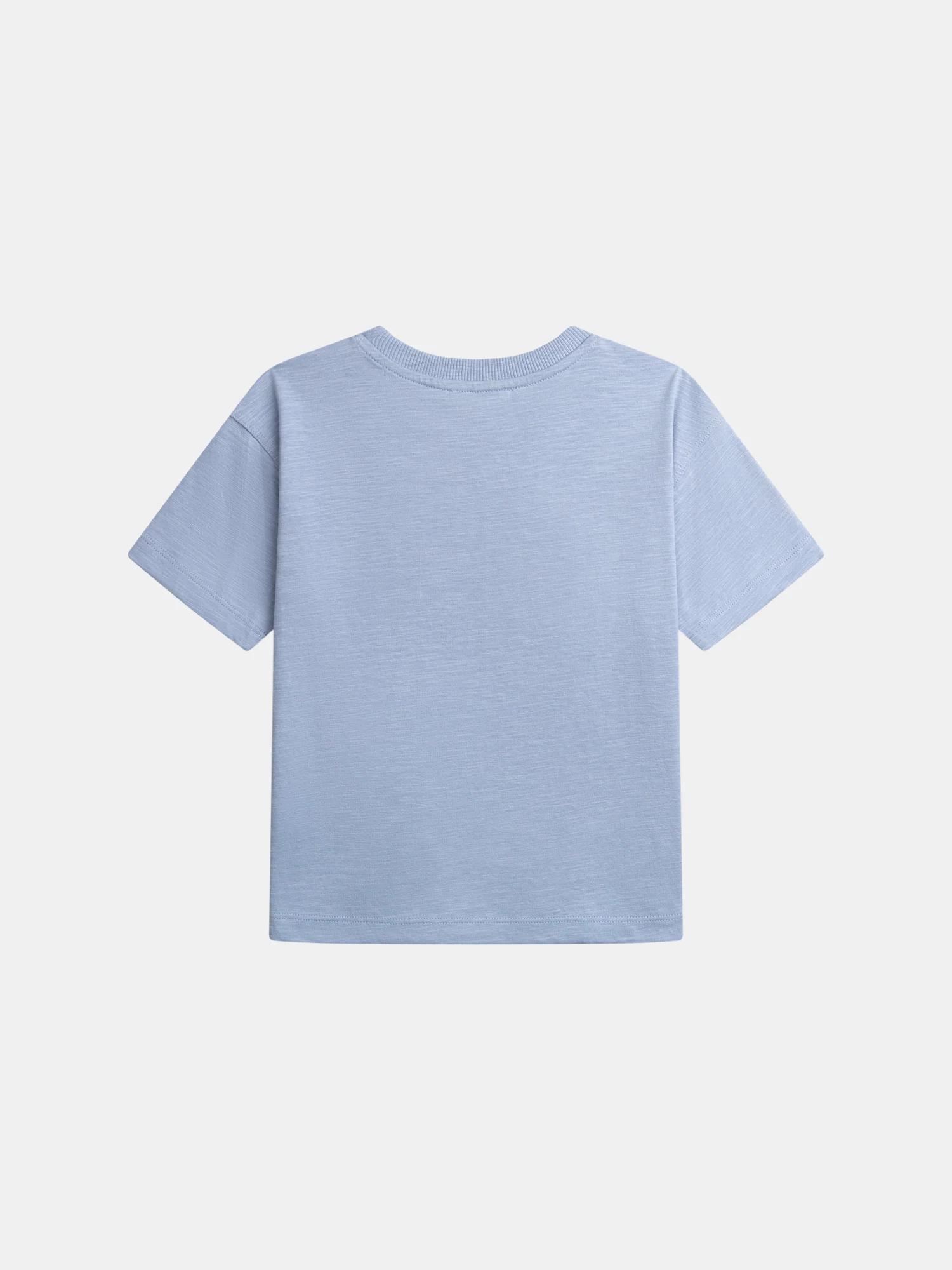 T-shirt blu con animazione del sole per ragazzi - Image 3