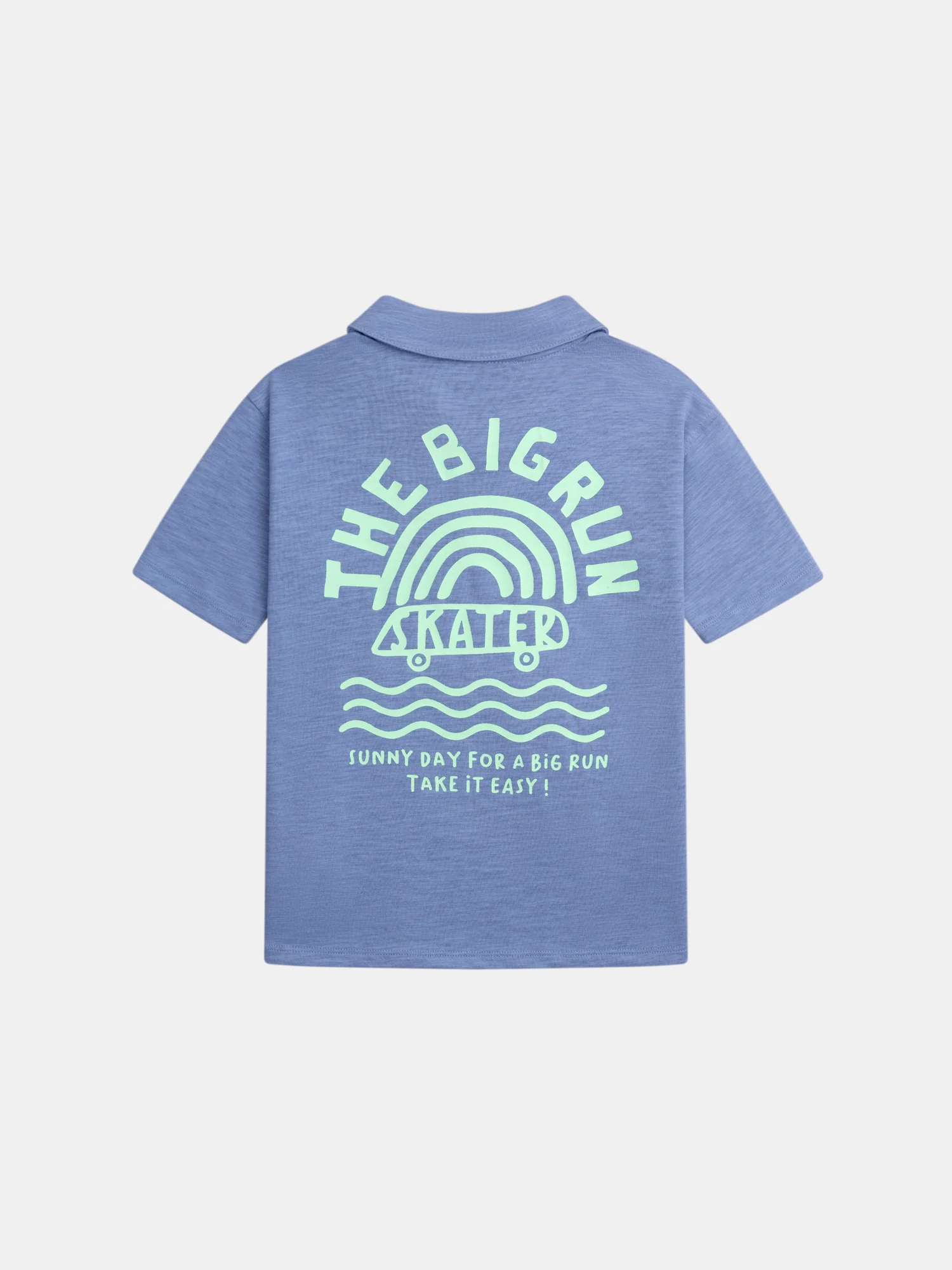 T-shirt blu con animazione sul retro per ragazzi - Image 6