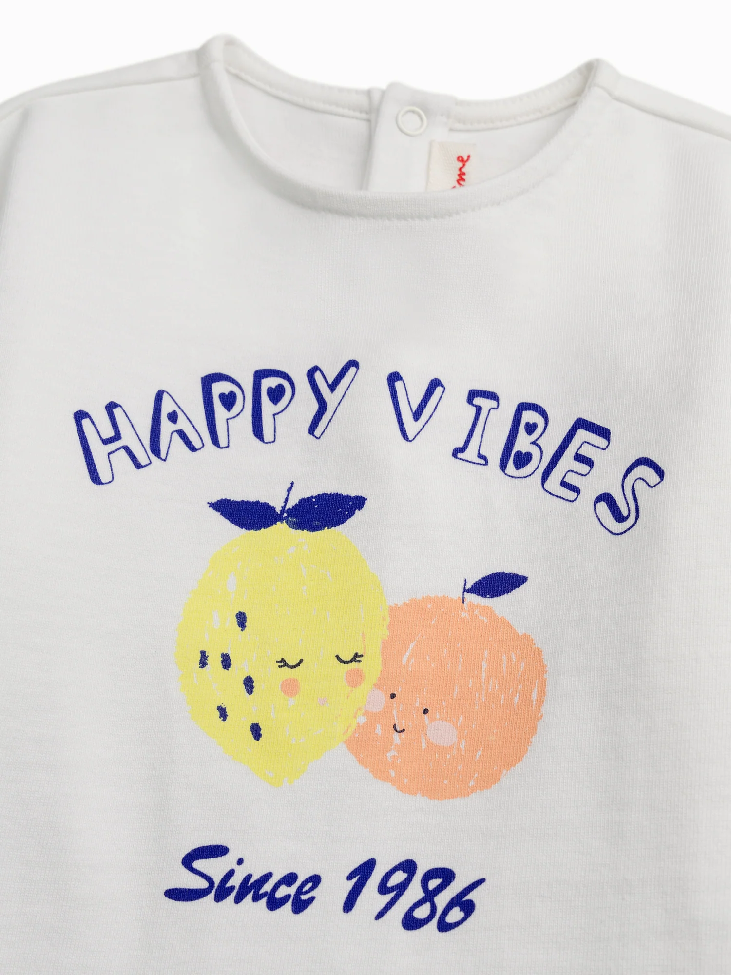 T-Shirt con Maniche Volant Motivo Frutta per Bambina - Image 3