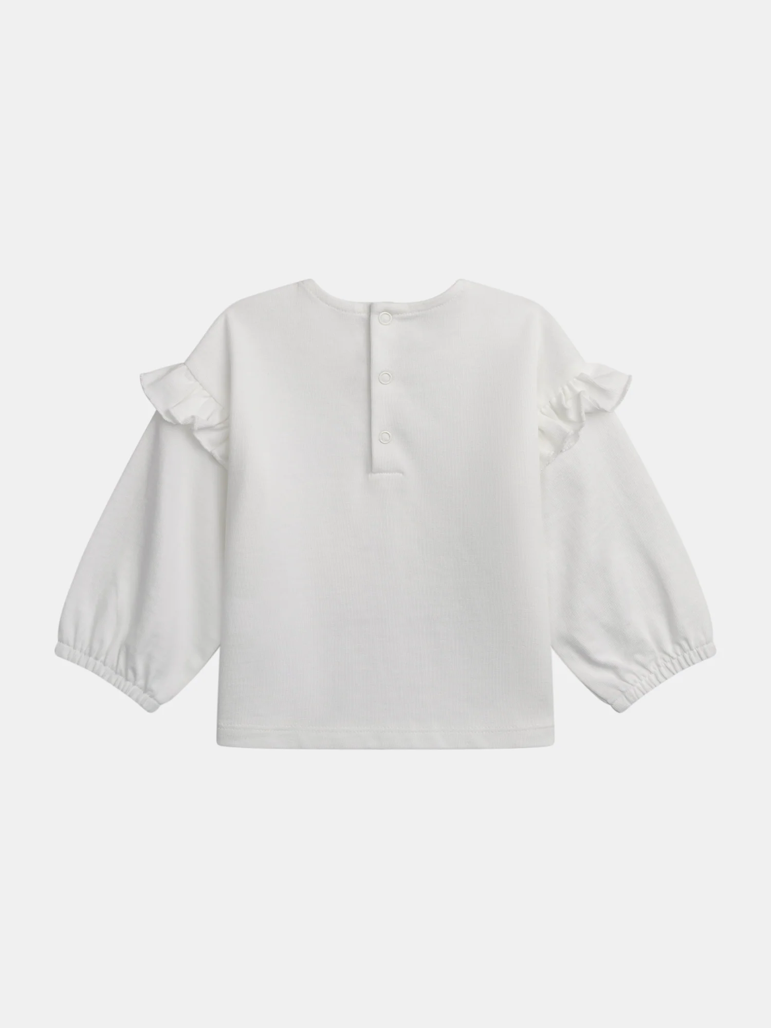 T-Shirt con Maniche Volant Motivo Frutta per Bambina - Image 5