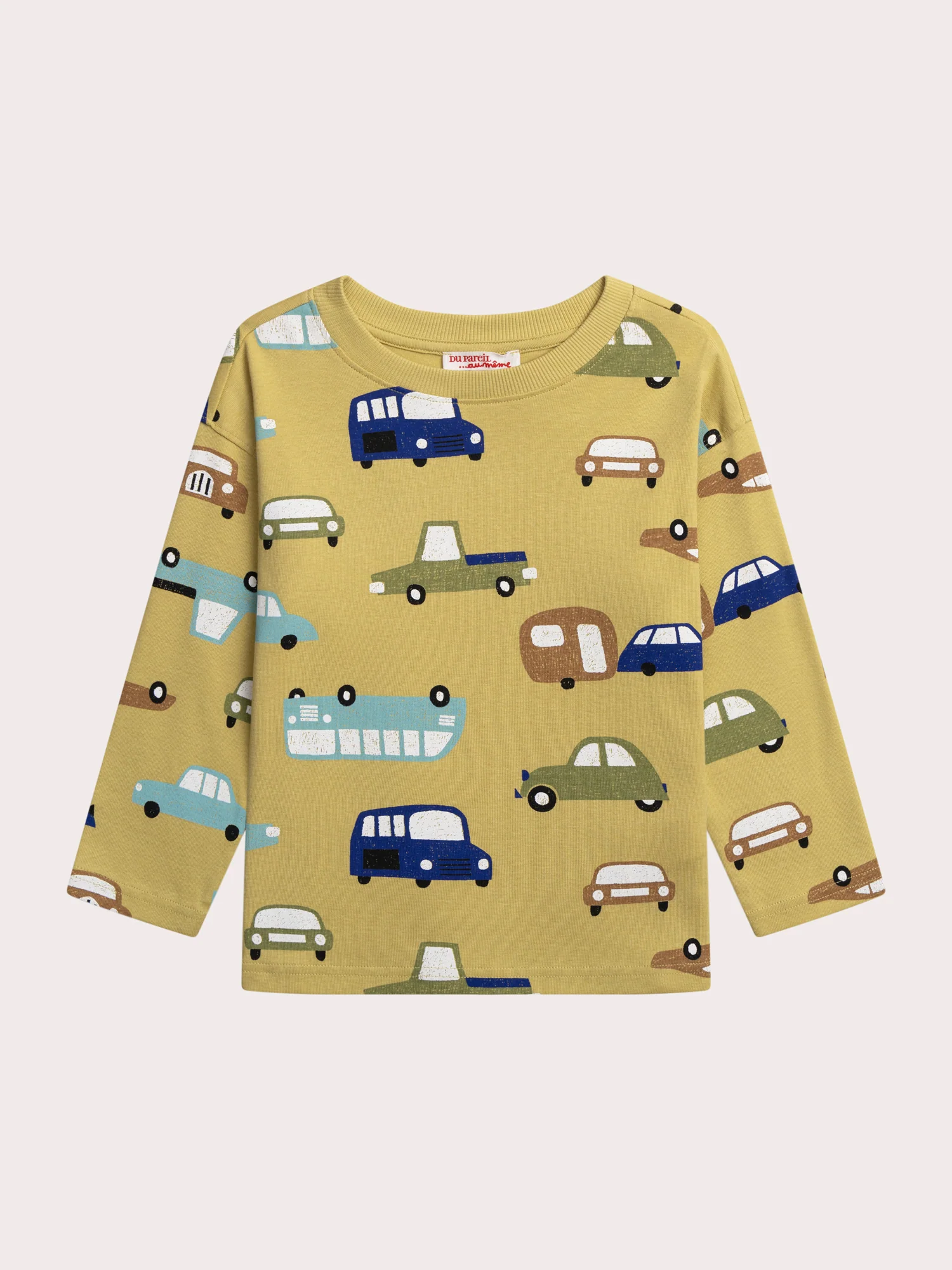 T-shirt con stampa di auto