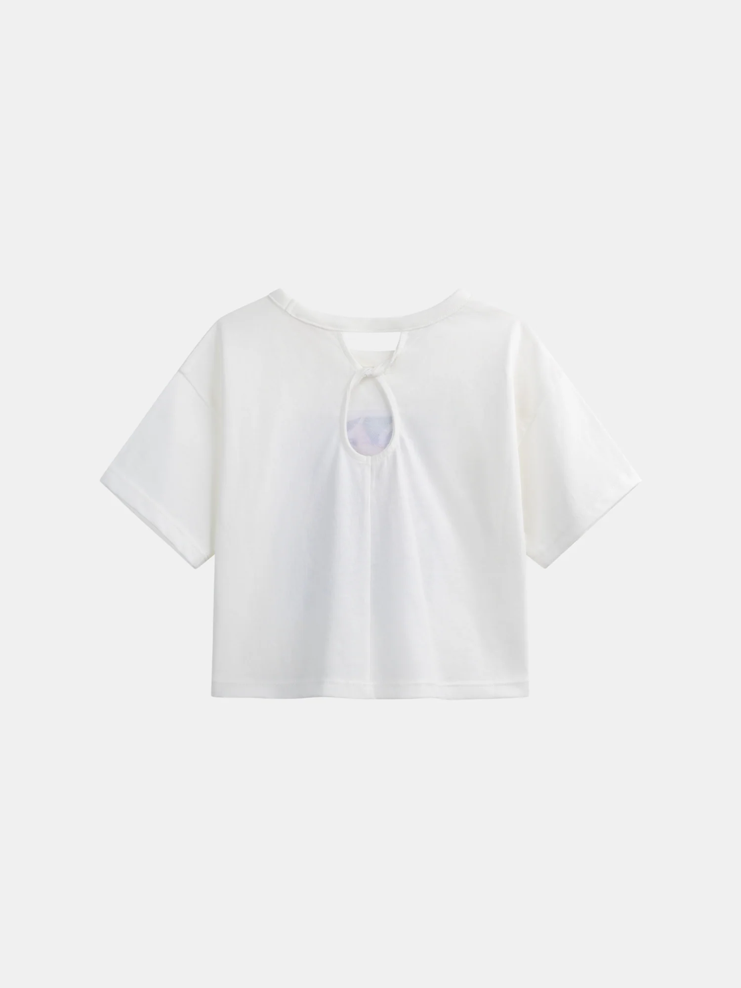 T-shirt ecru con animazione tucano per ragazze - Image 5