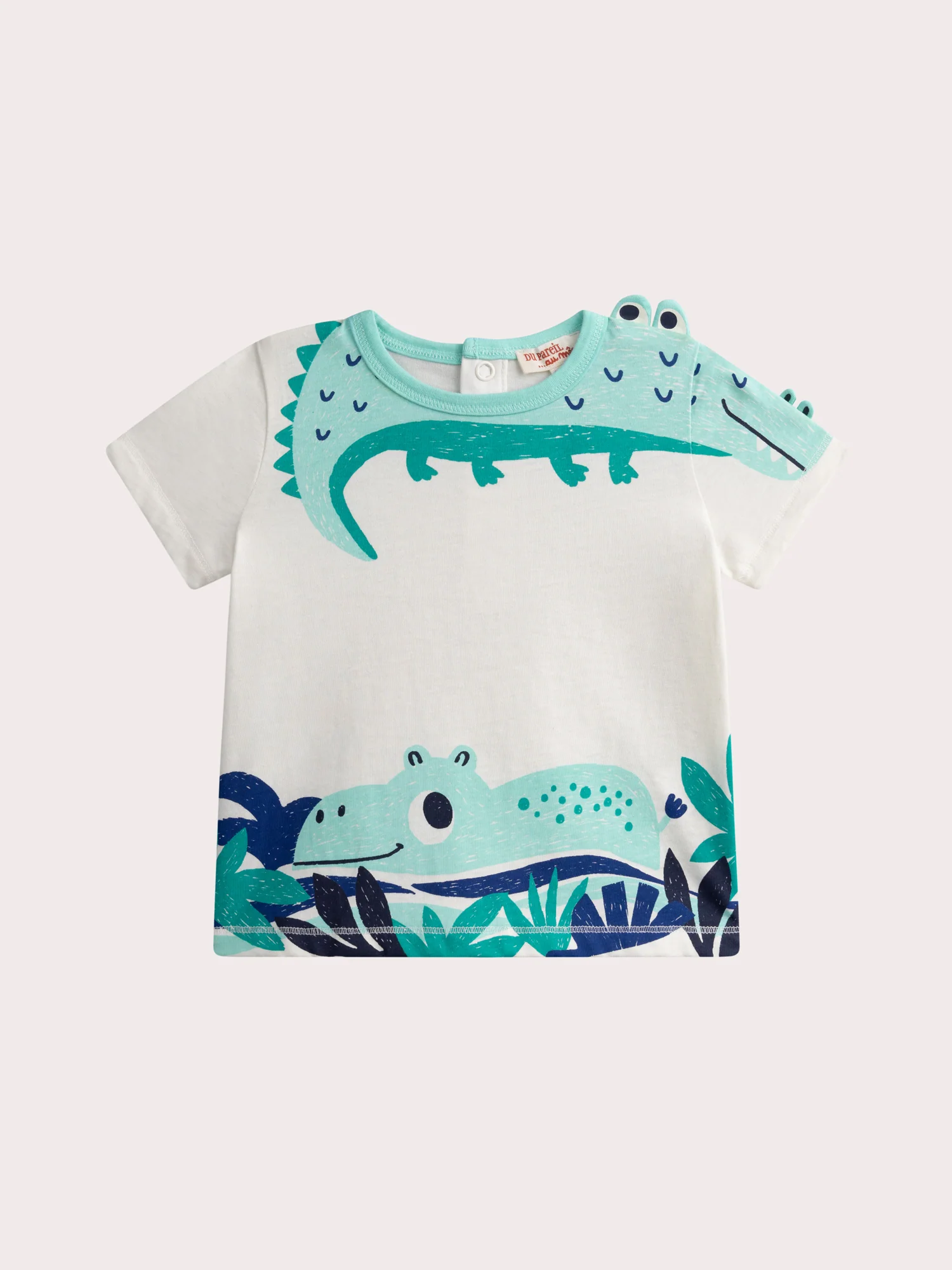 T-shirt Ecru per Bebè Ragazzo