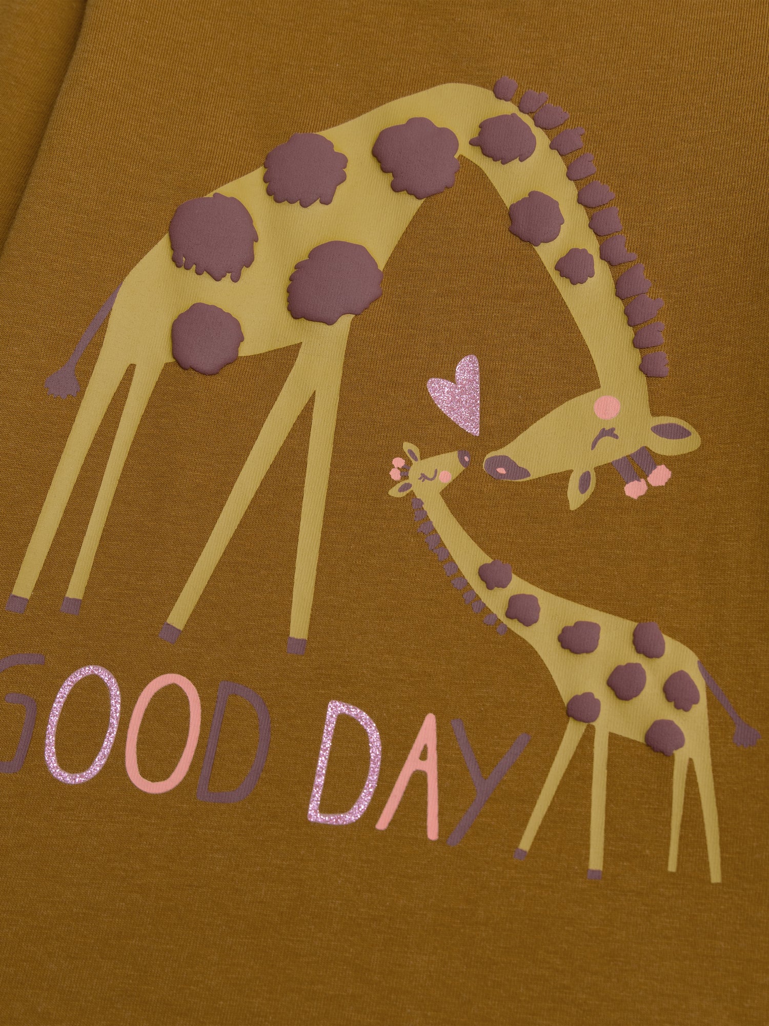 T-shirt gialla con animazione giraffa - Image 2