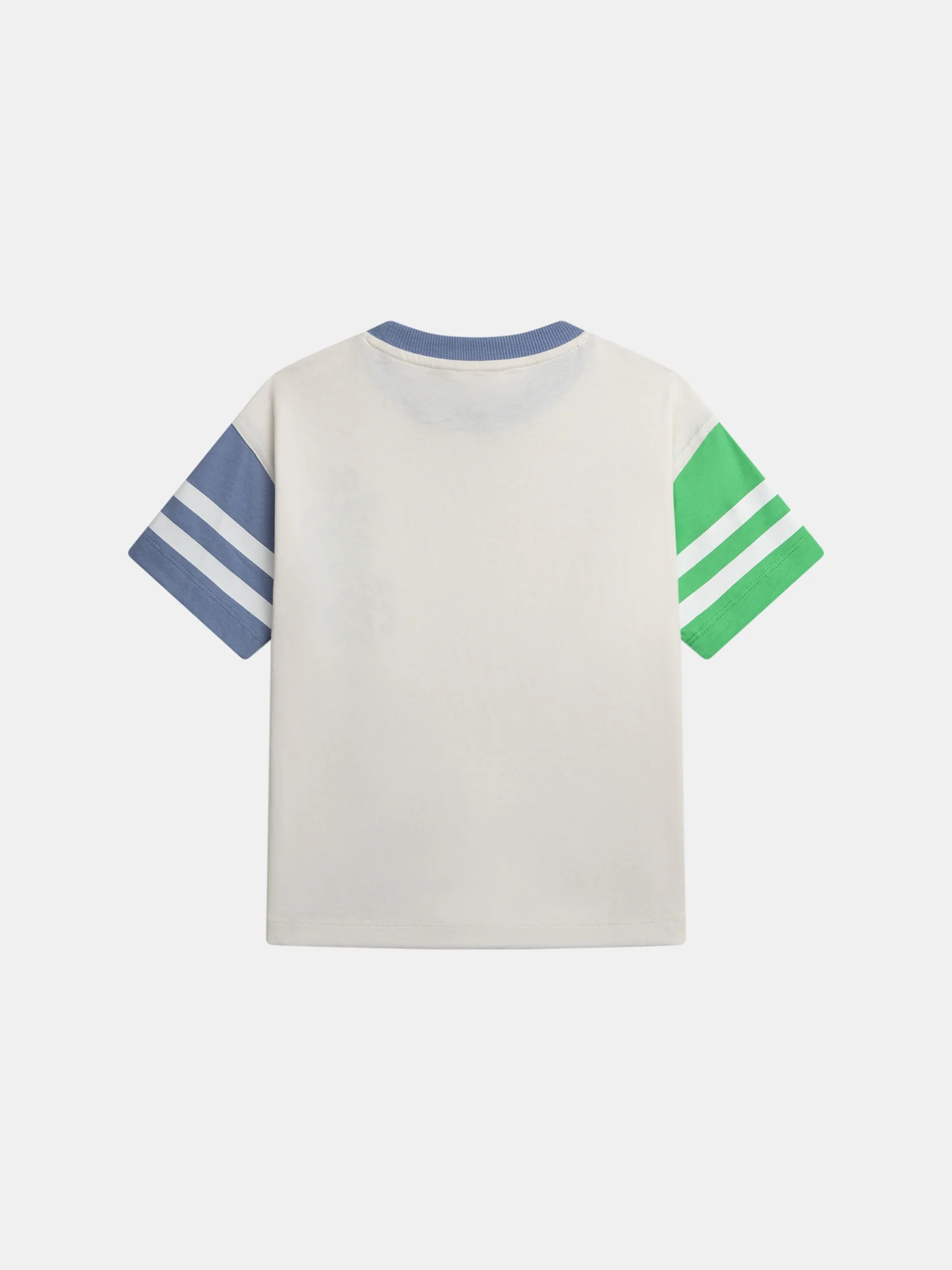T-shirt color ecru con animazione di dinosauri per ragazzi - Image 5