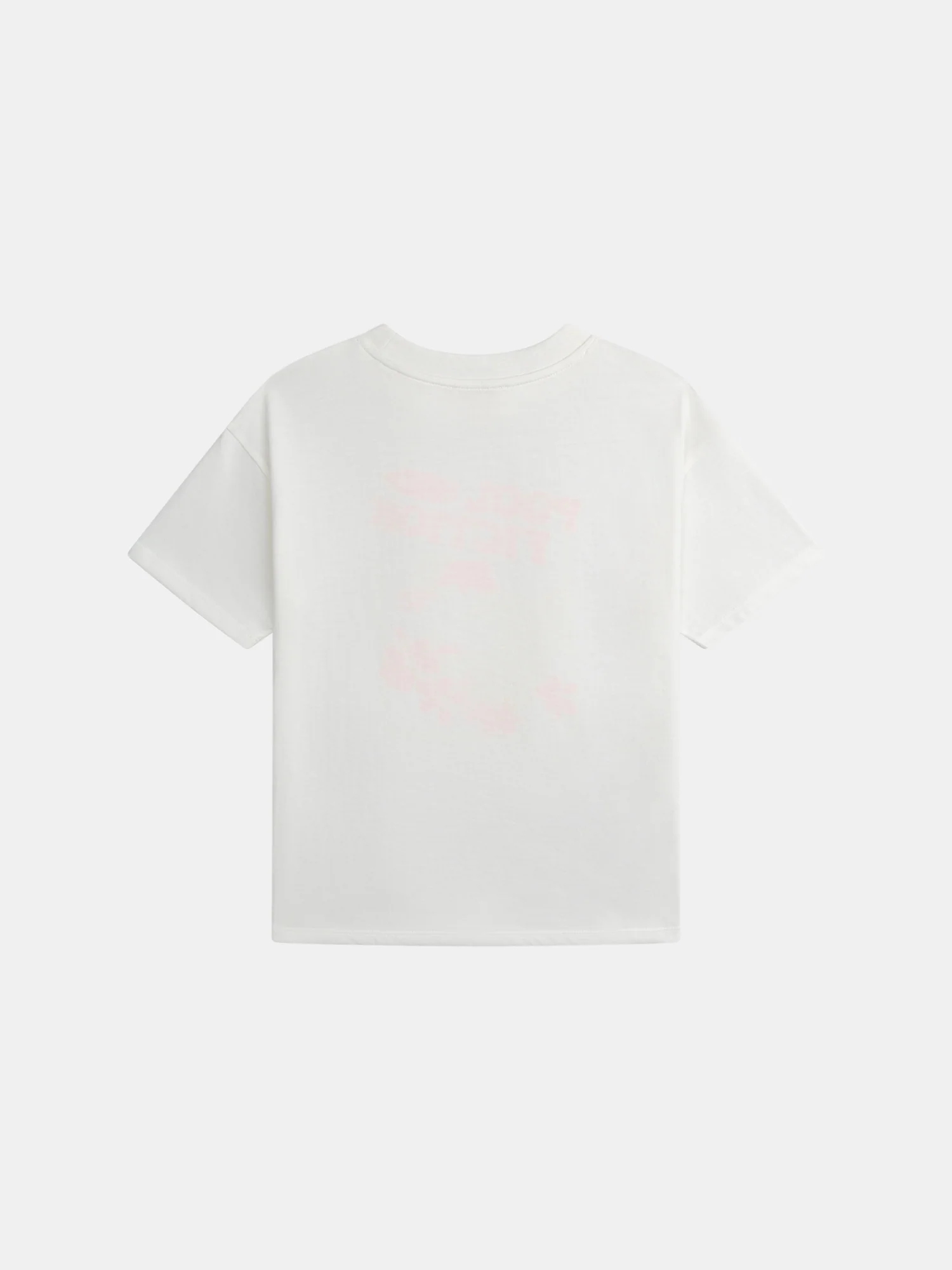 T-shirt oversize ecru animazione spiaggia per ragazze - Image 5